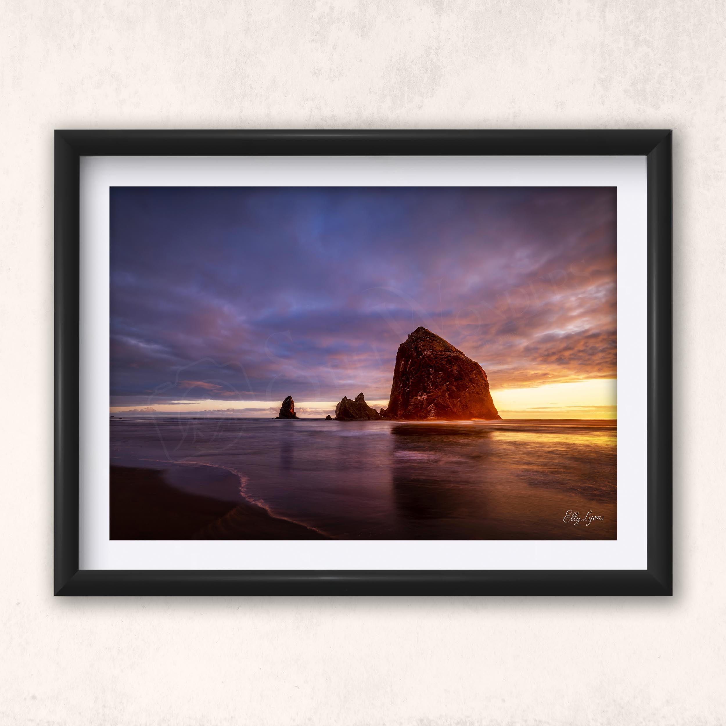 "Where Light Meets Stone" – Haystack Rock