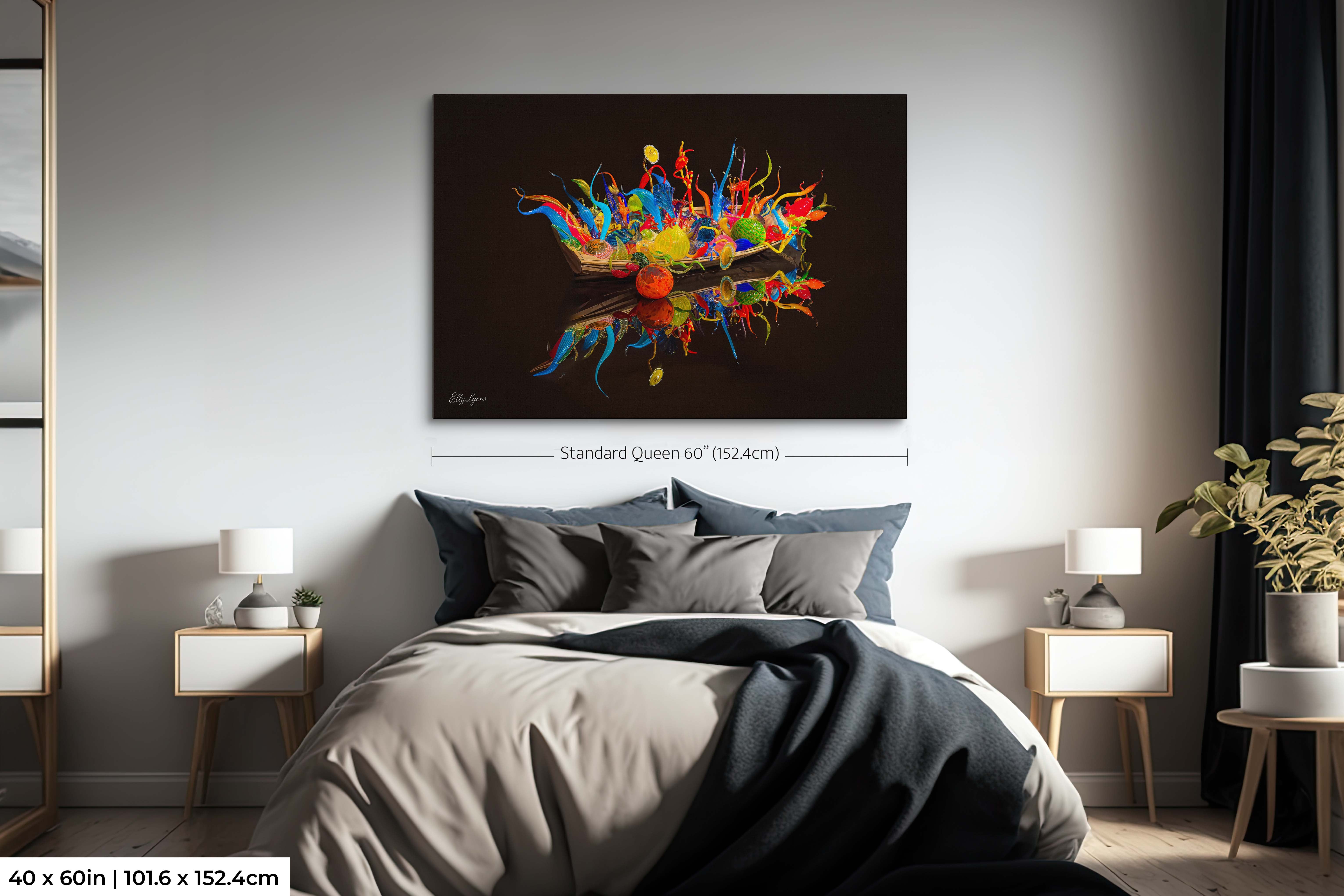 Vibrant Art Print - Contemporary Wall Decor with Unique Home Accents & Canvas
