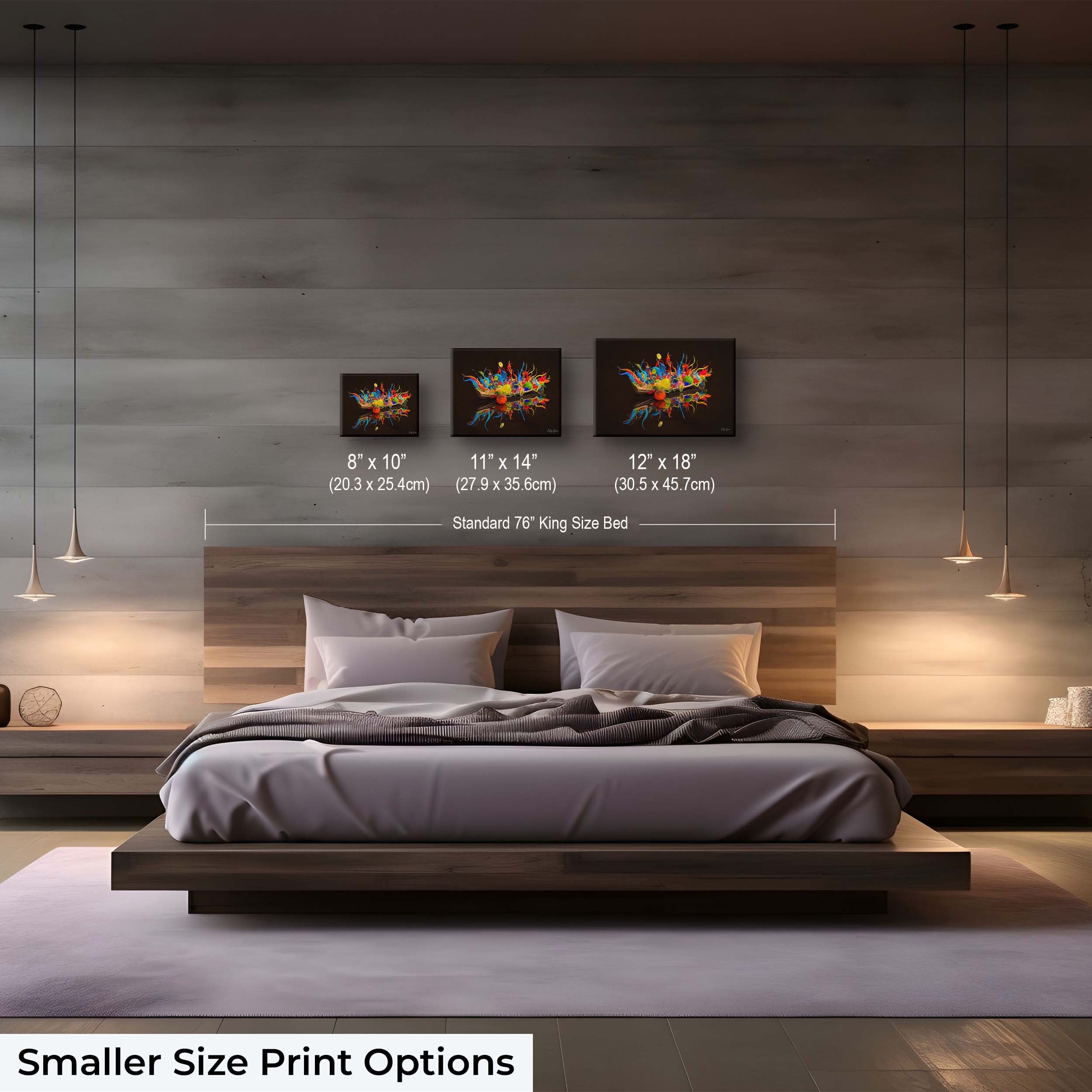 Vibrant Art Print - Contemporary Wall Decor with Unique Home Accents & Canvas