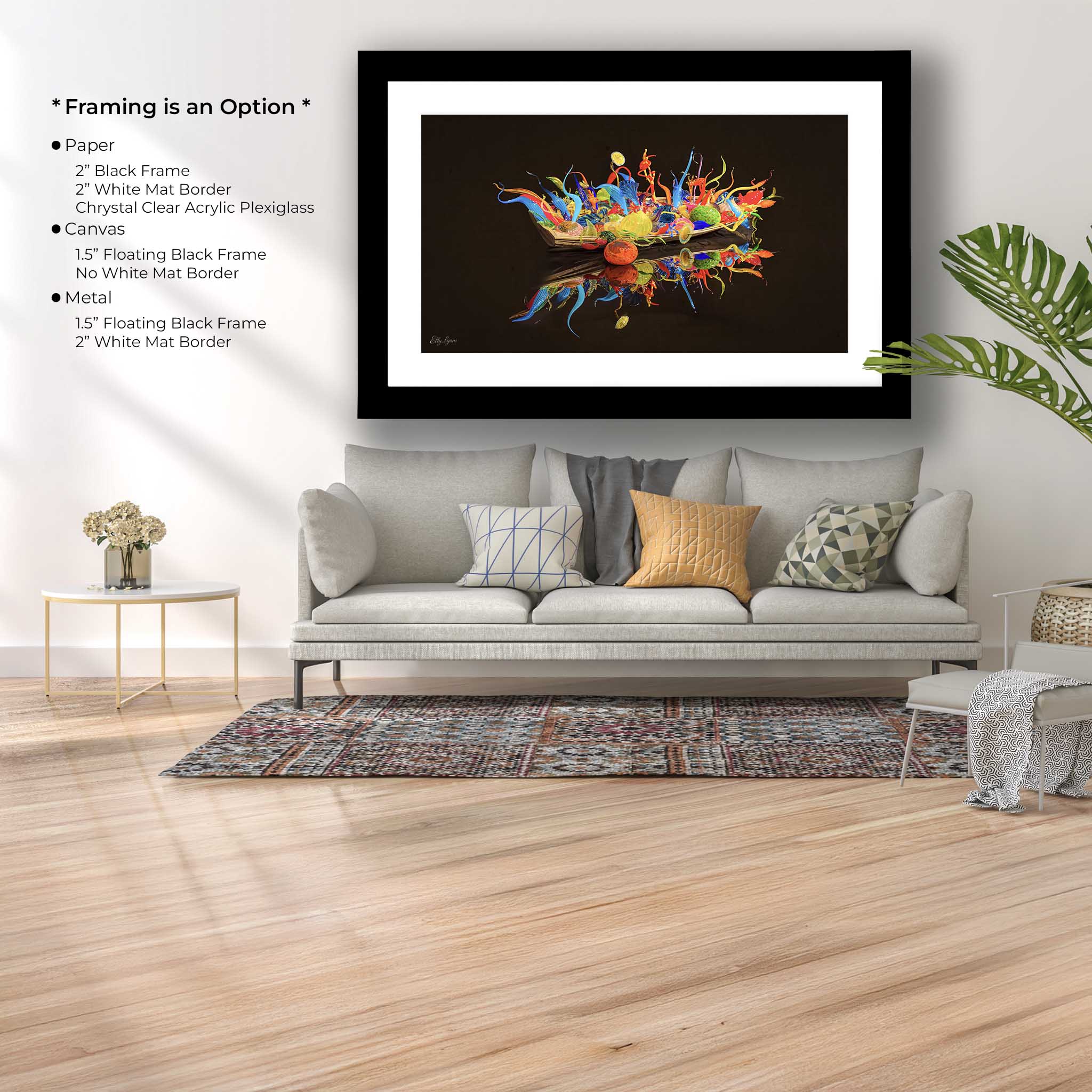 Vibrant Art Print - Contemporary Wall Decor with Unique Home Accents & Canvas
