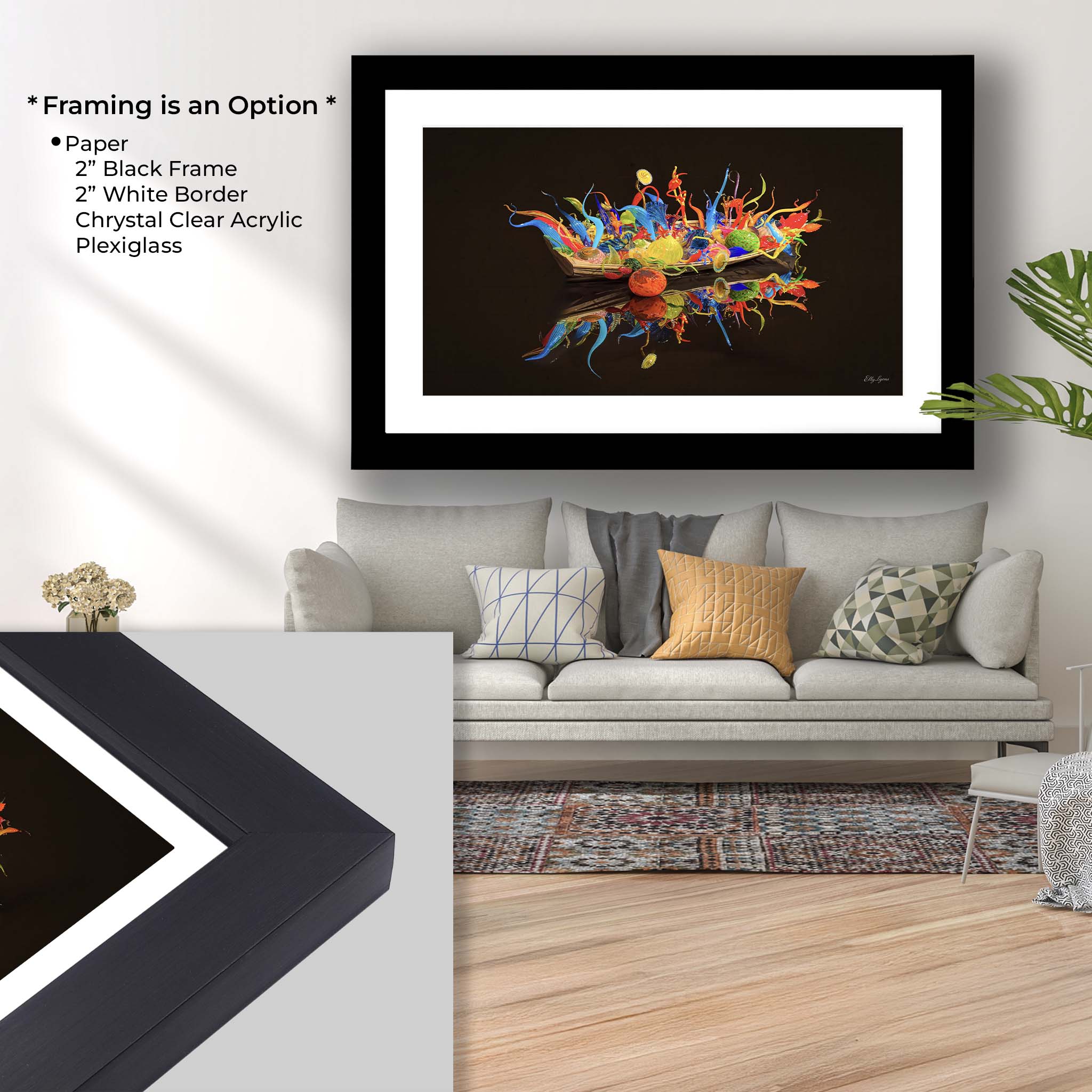 Vibrant Art Print - Contemporary Wall Decor with Unique Home Accents & Canvas