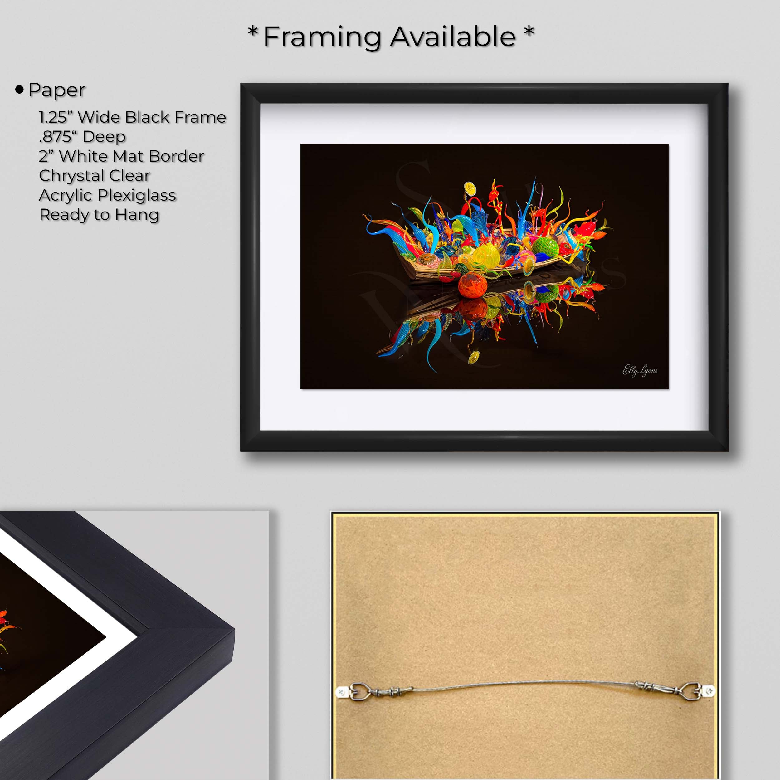 Vibrant Glass Boat Contemporary Abstract Print - "Beauty From Chaos"