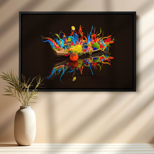 Vibrant Art Print - Contemporary Wall Decor with Unique Home Accents & Canvas