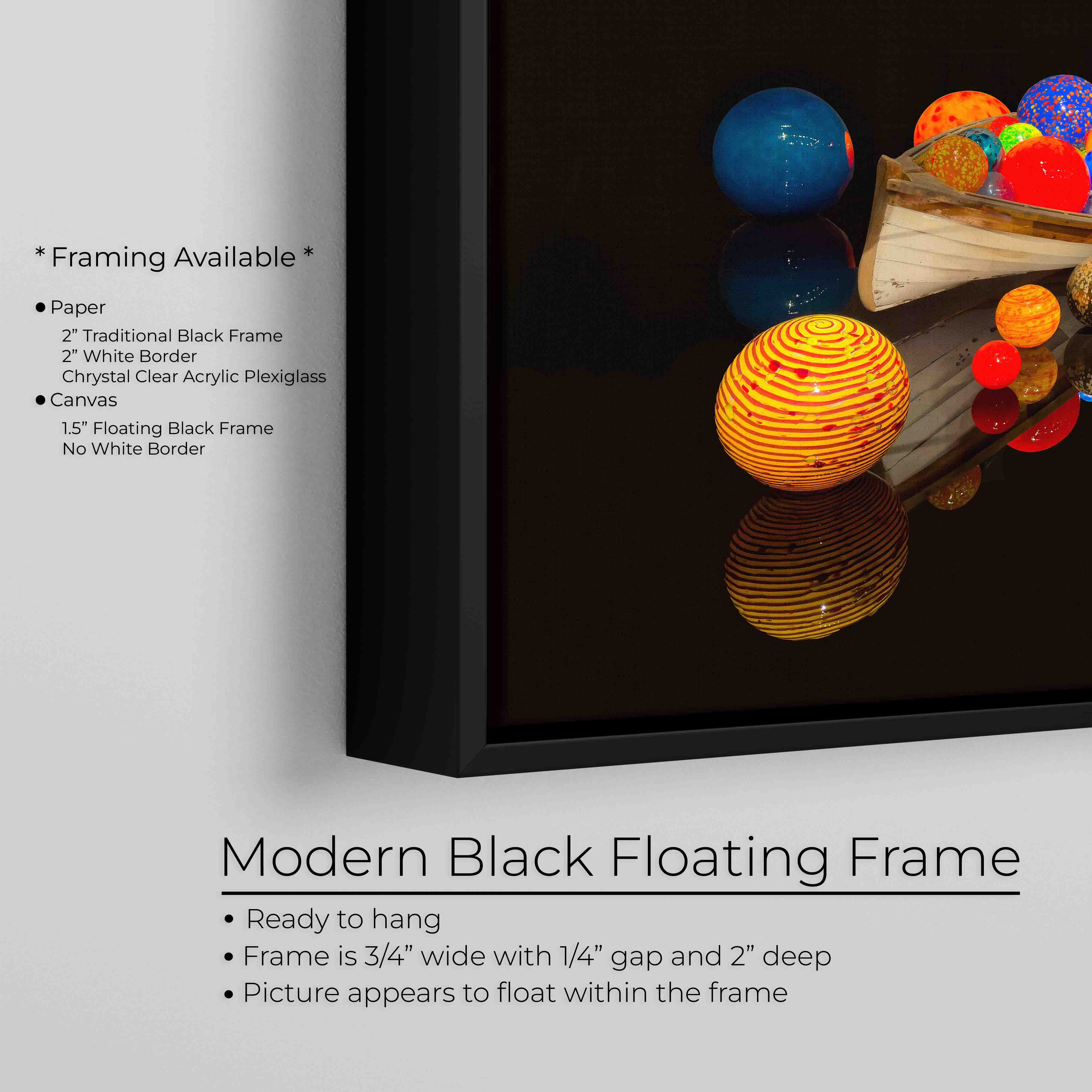 Modern Fine Art Print – Celestial Reflections Abstract Boat and Colorful Wall Art