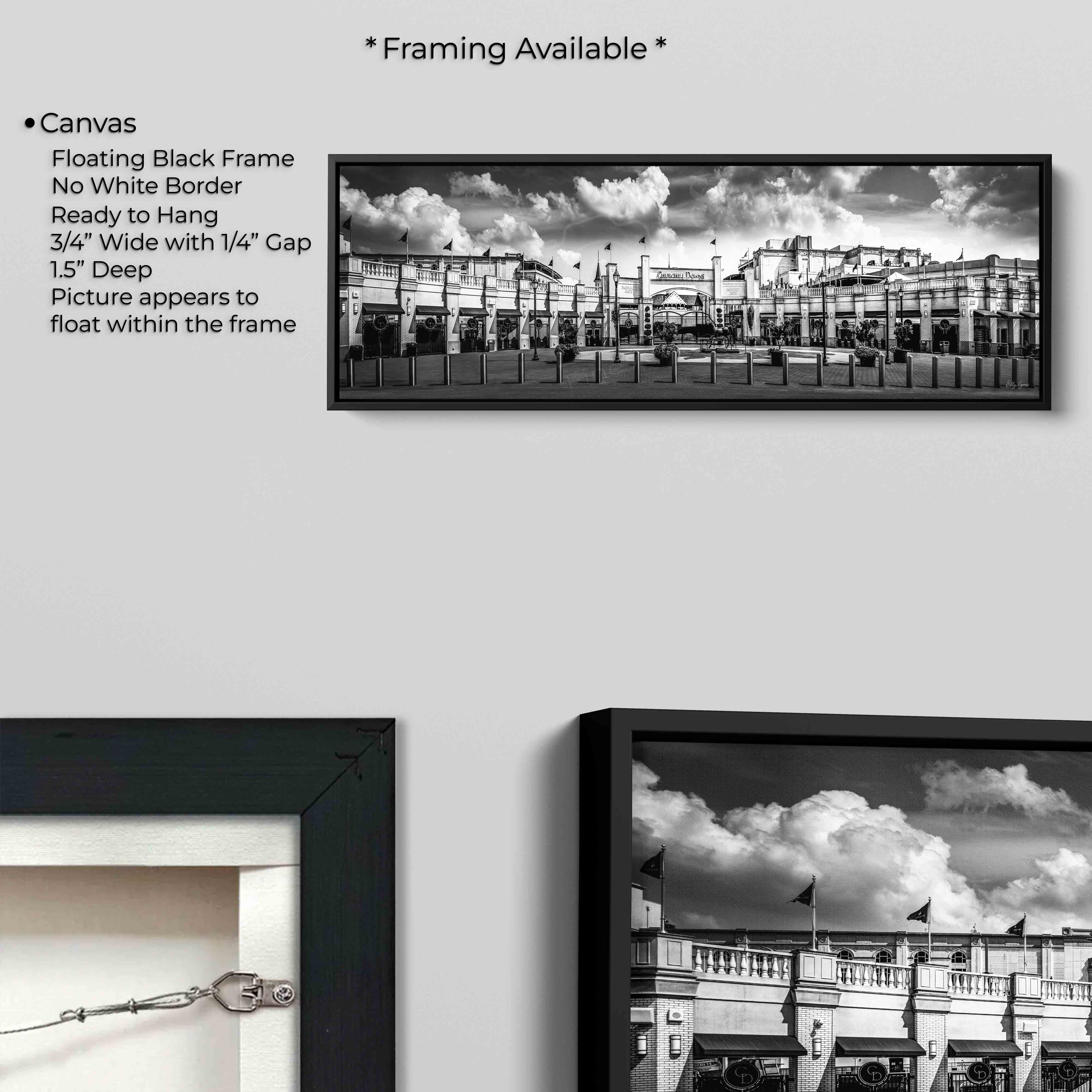 Churchill Downs Panoramic Print – Kentucky Derby Wall Decor