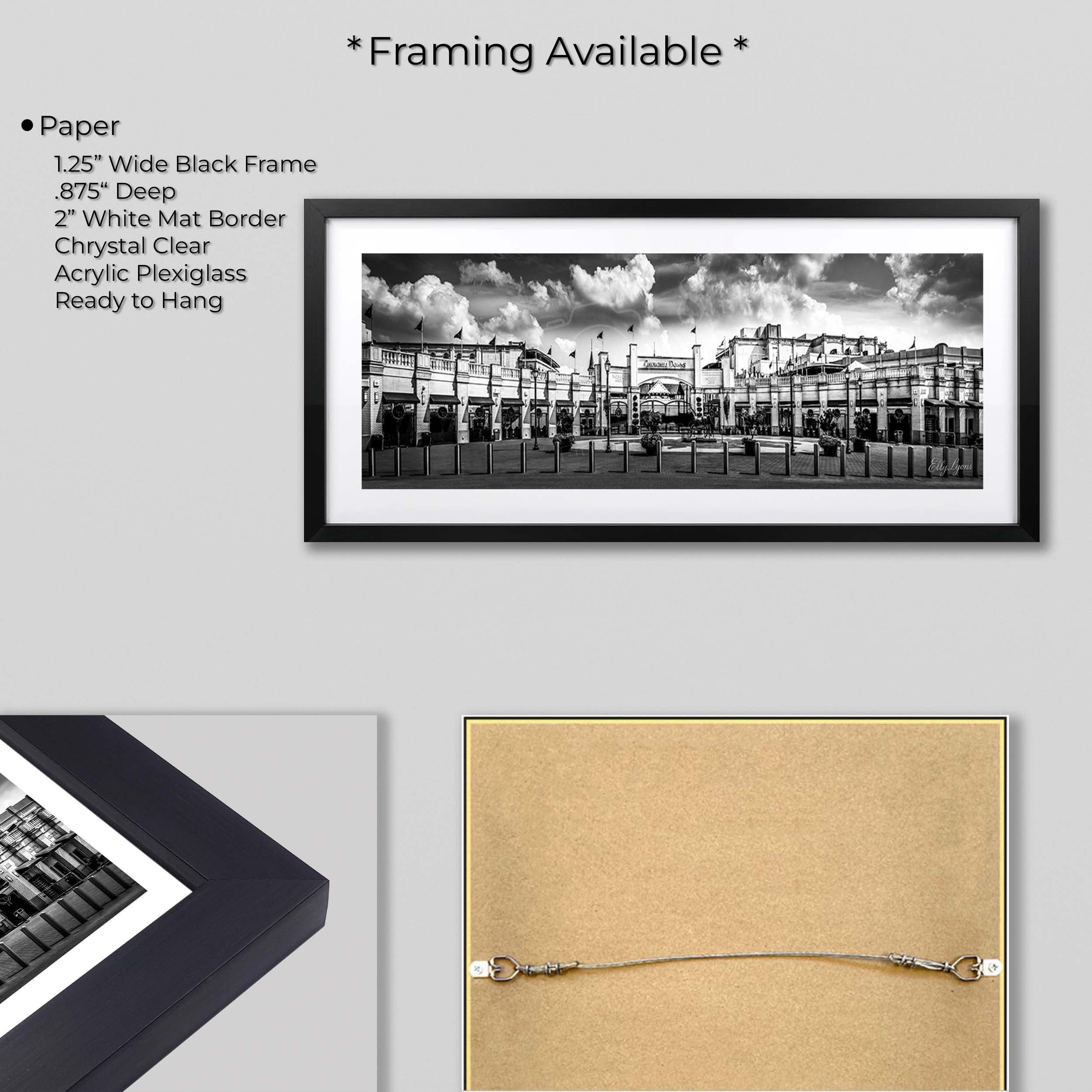 Churchill Downs Panoramic Print – Kentucky Derby Wall Decor