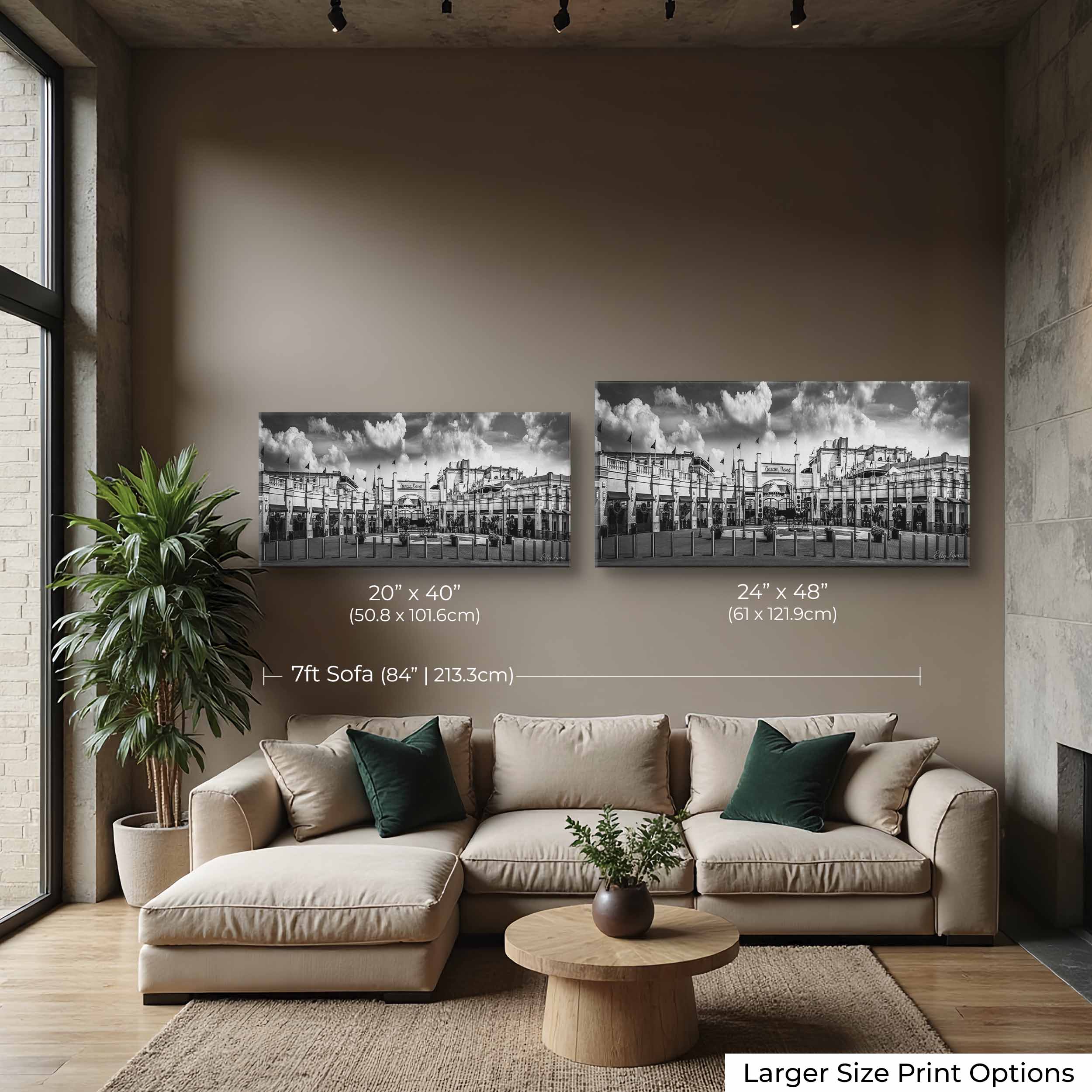 Churchill Downs Panoramic Print – Kentucky Derby Wall Decor