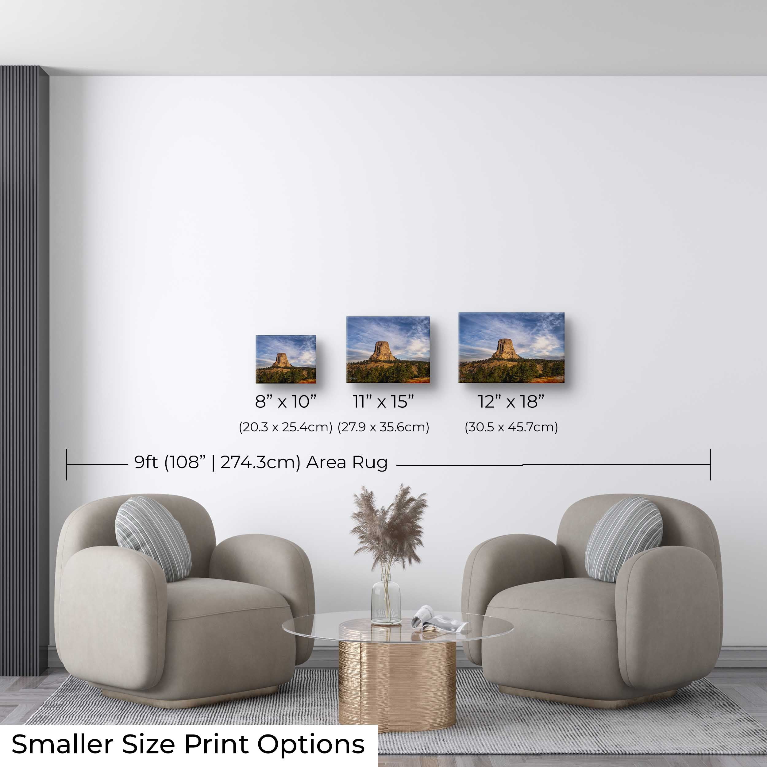 Devils Tower Print – Wyoming Landscape Decor