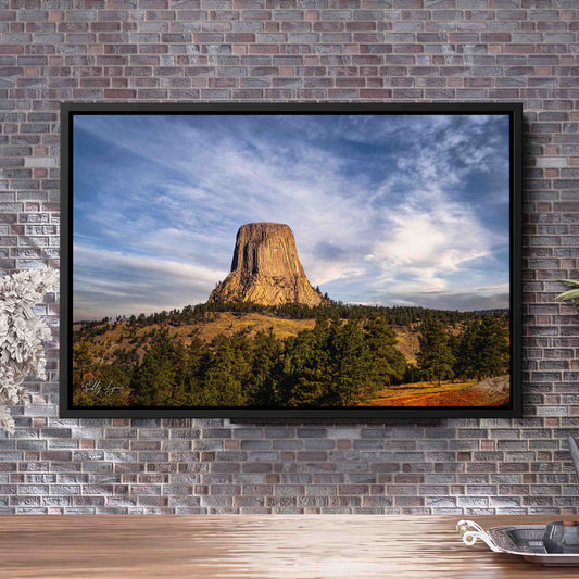 Devils Tower Art Print – Wyoming Landscape Decor