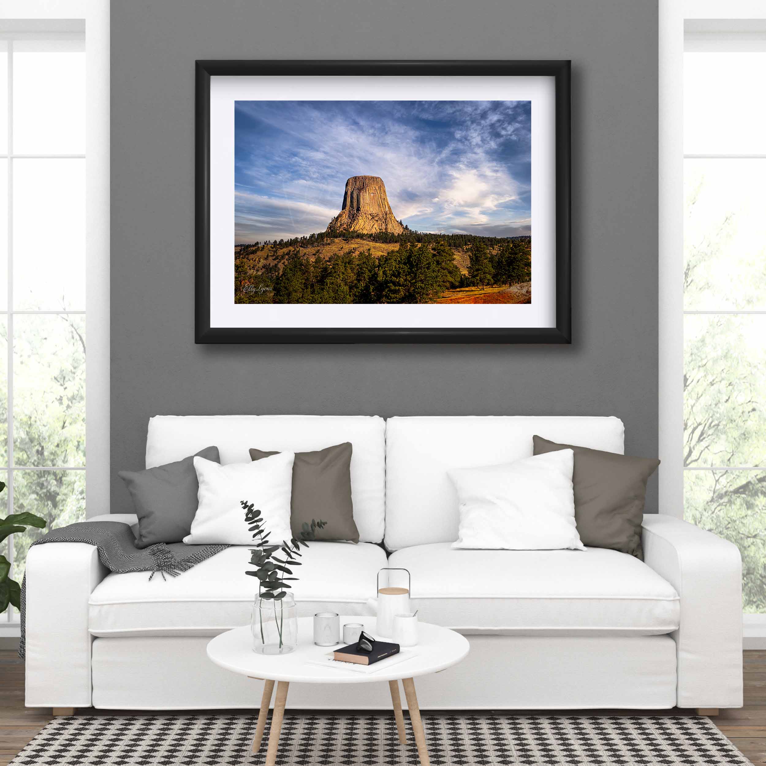 Devils Tower Print – Wyoming Landscape Decor