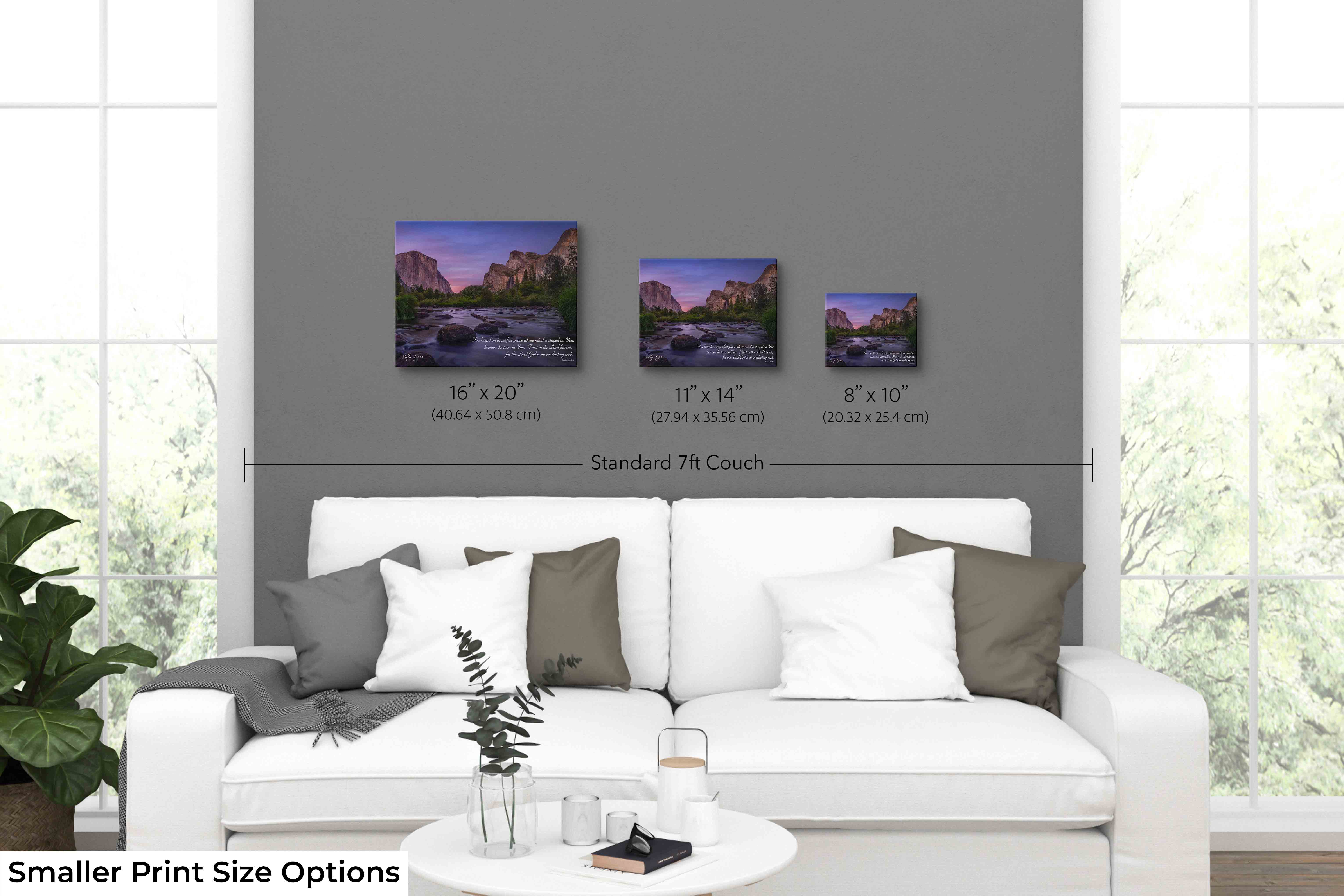 Yosemite Fine Art Print – El Capitan Sunset Mountain Landscape Art for Serene Decor