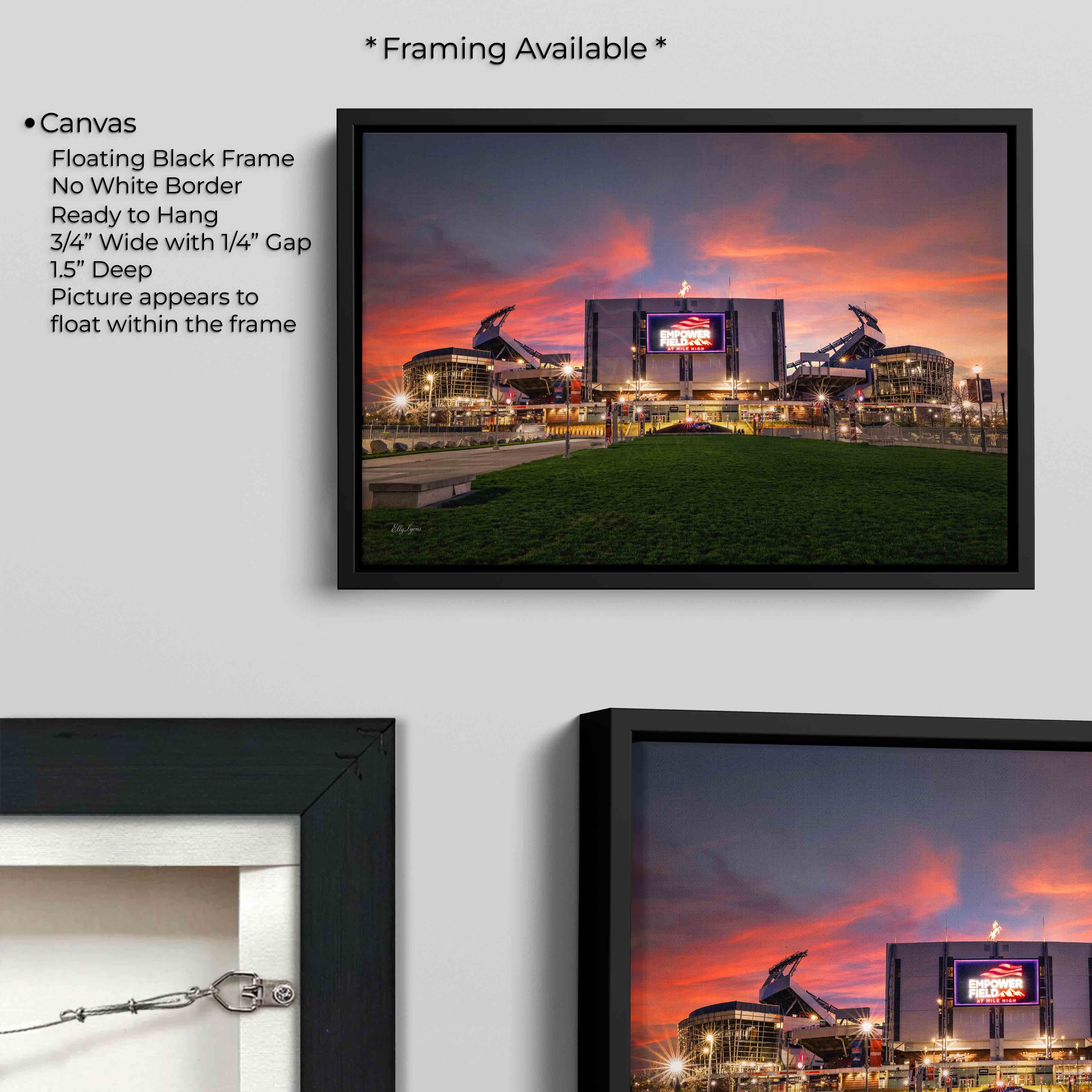 Empower Field Print – Denver Broncos Stadium Mile High Wall Decor