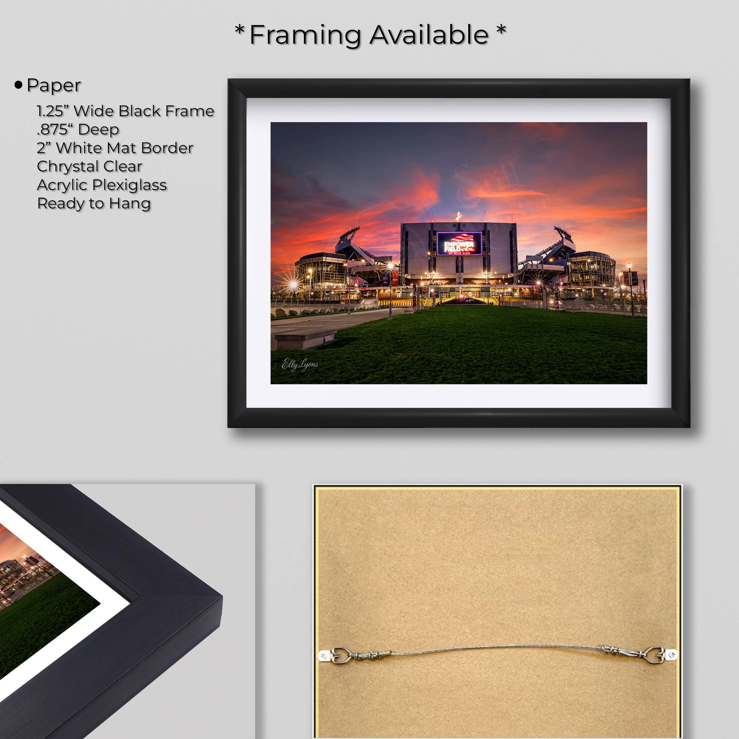 Empower Field Print – Denver Broncos Stadium Mile High Wall Decor