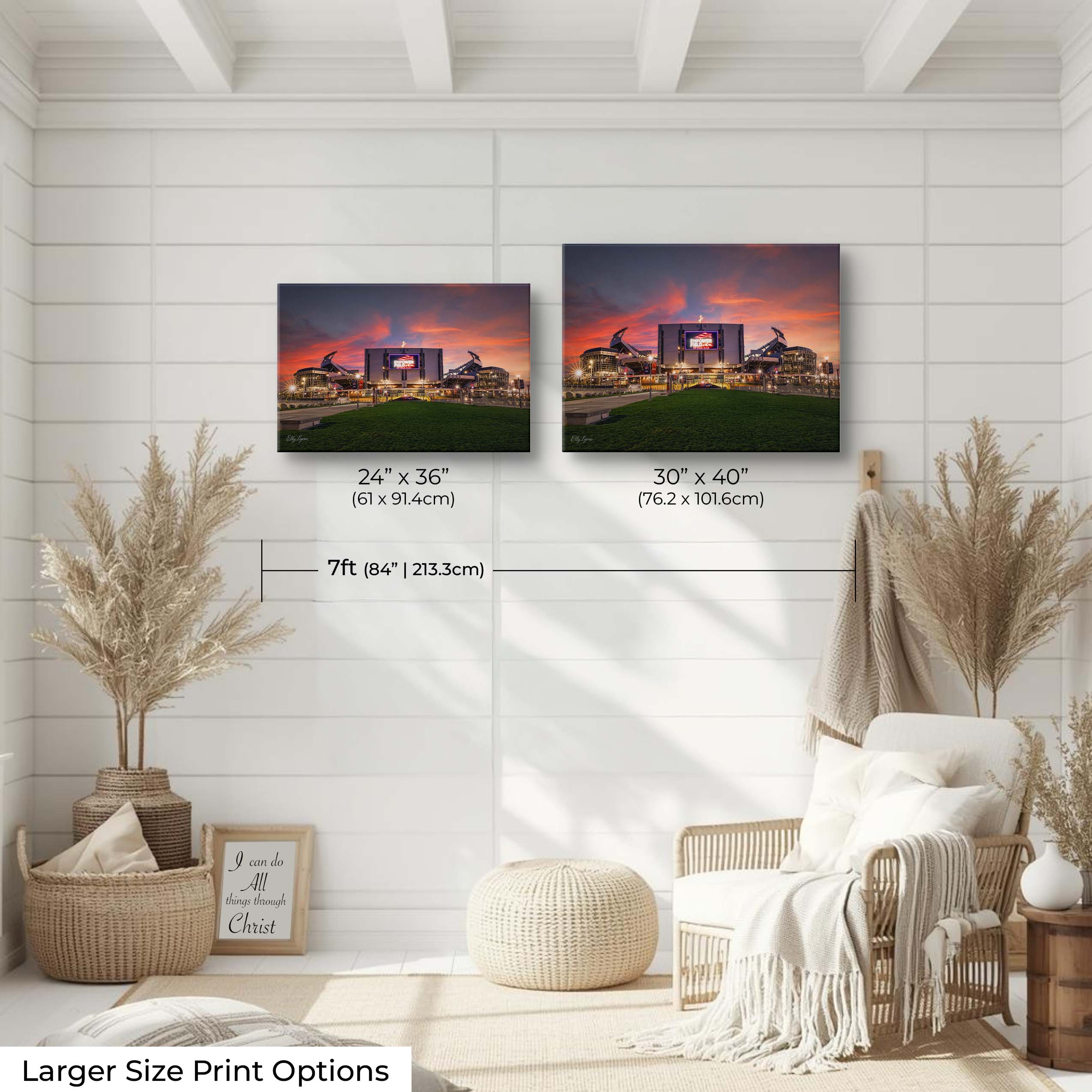 Empower Field Print – Denver Broncos Stadium Mile High Wall Decor