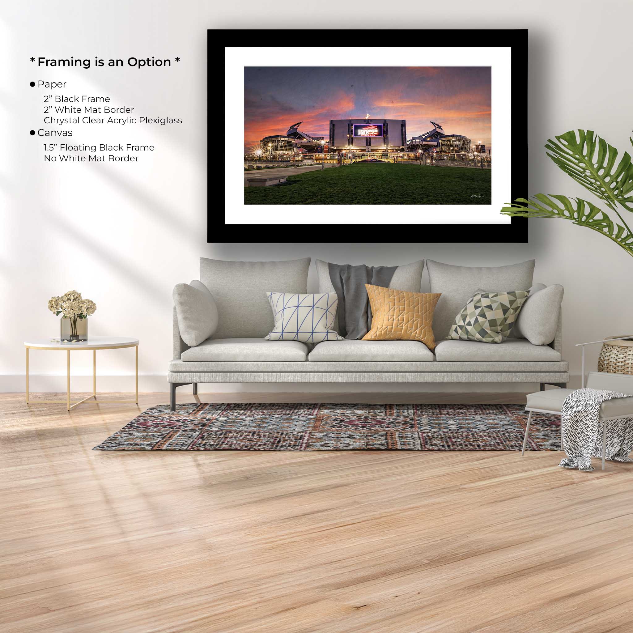 Empower Field Wall Art – Denver Broncos Stadium Panoramic Print in Mile High