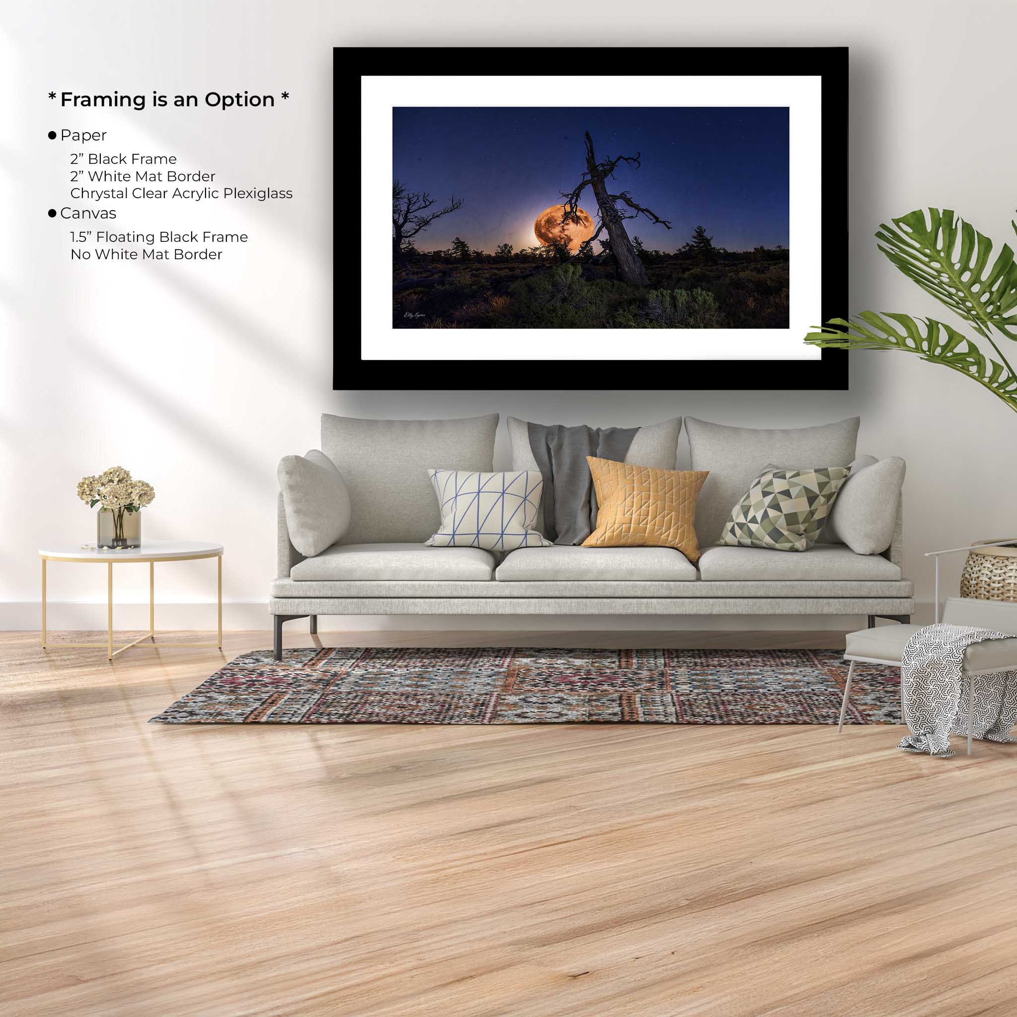 "The Light Behind the Ruins" - Strawberry Moon at Craters of the Moon National Monument