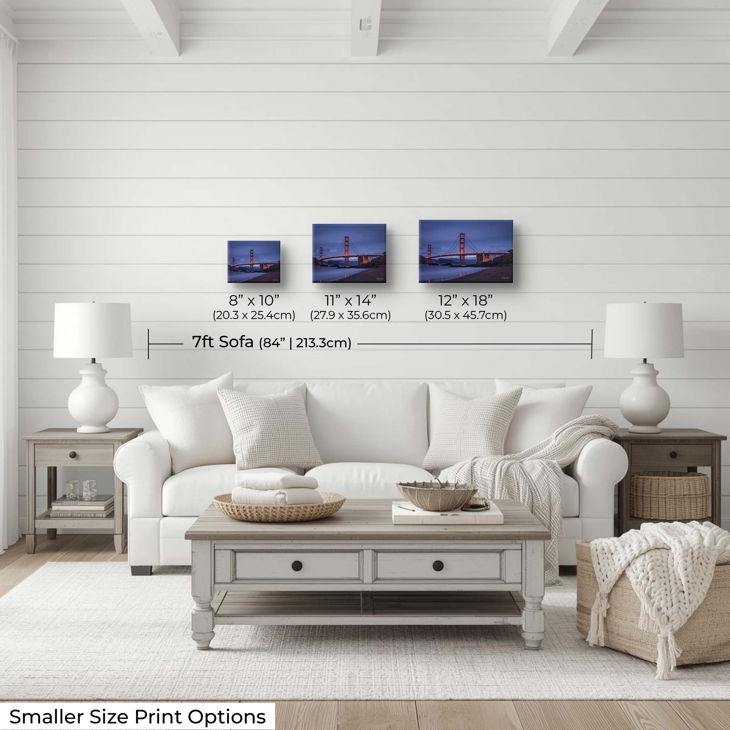 Golden Gate Bridge Print, San Francisco Wall Decor