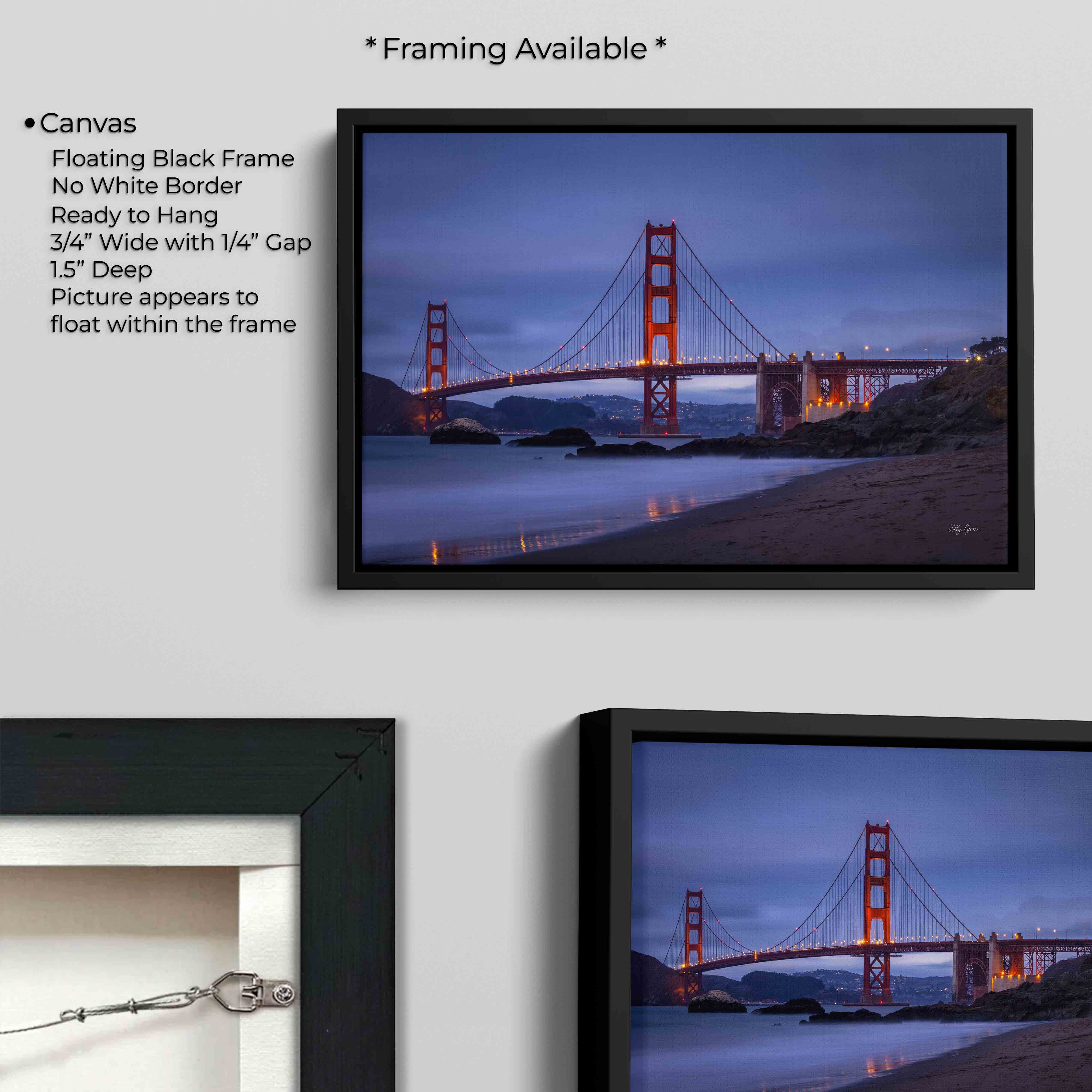 Golden Gate Bridge Print, San Francisco Wall Decor