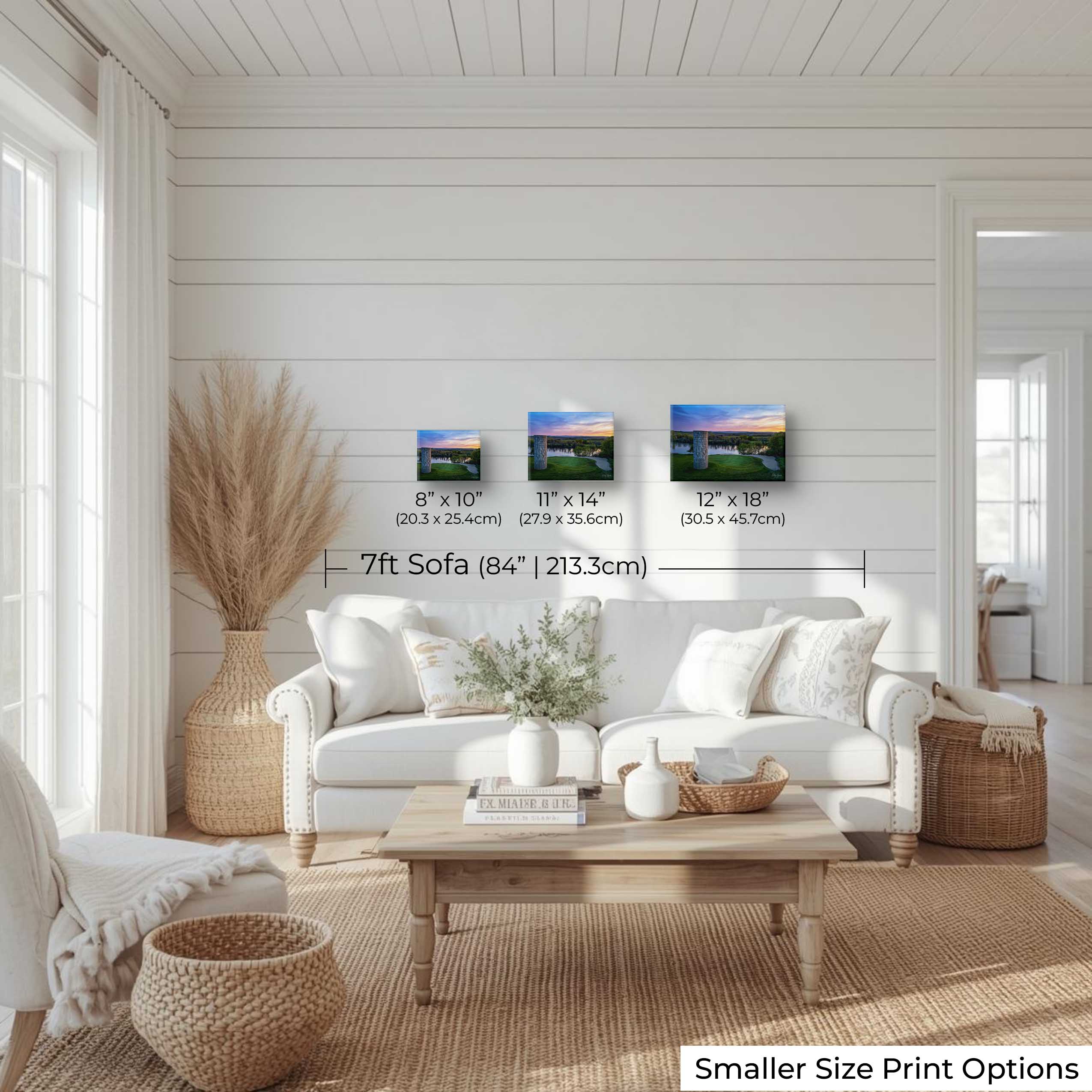 Golf Course Art Print – Idaho Sunset Wall Decor