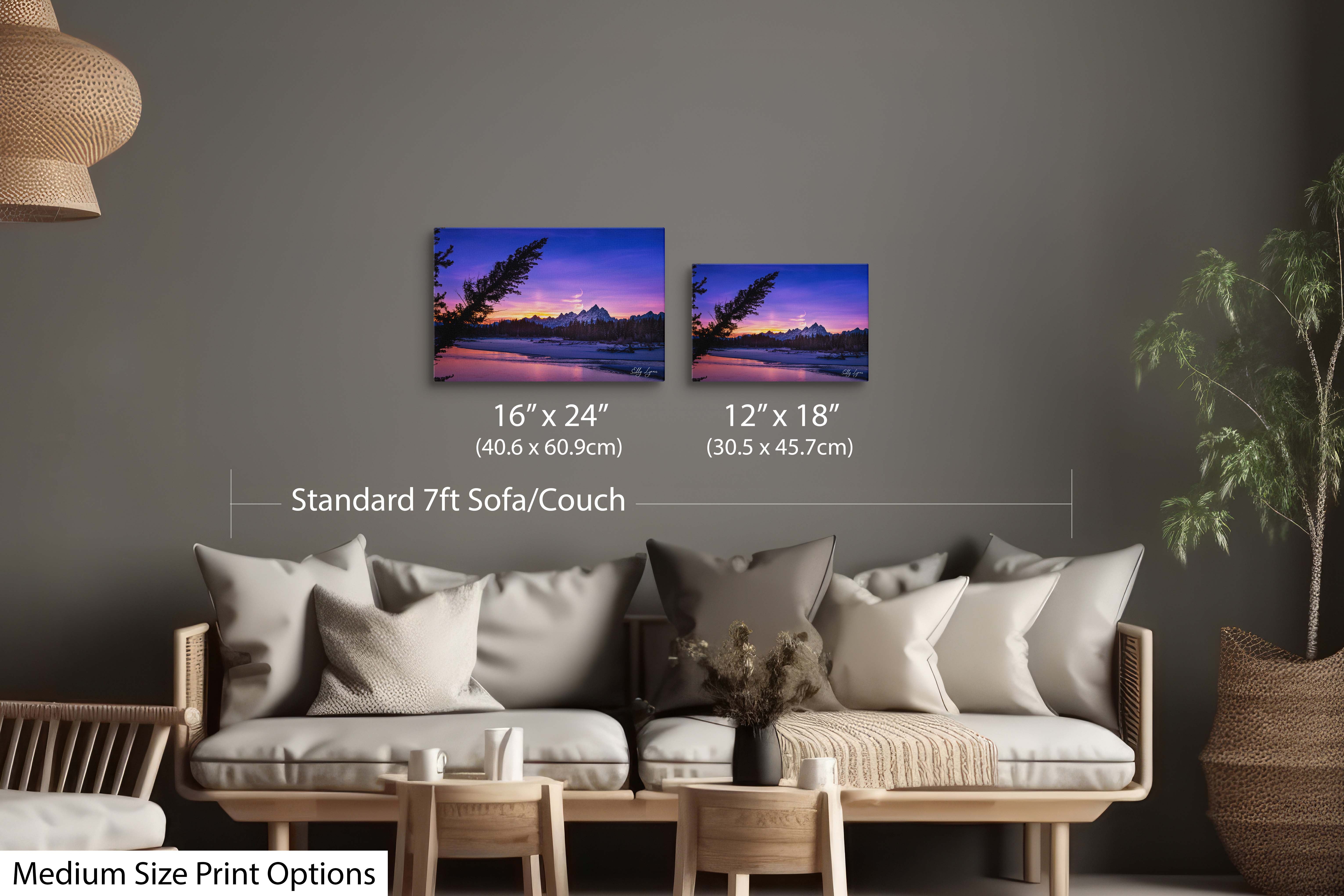 “Twilight Majesty" - Grand Teton Reflections Fine Art Print