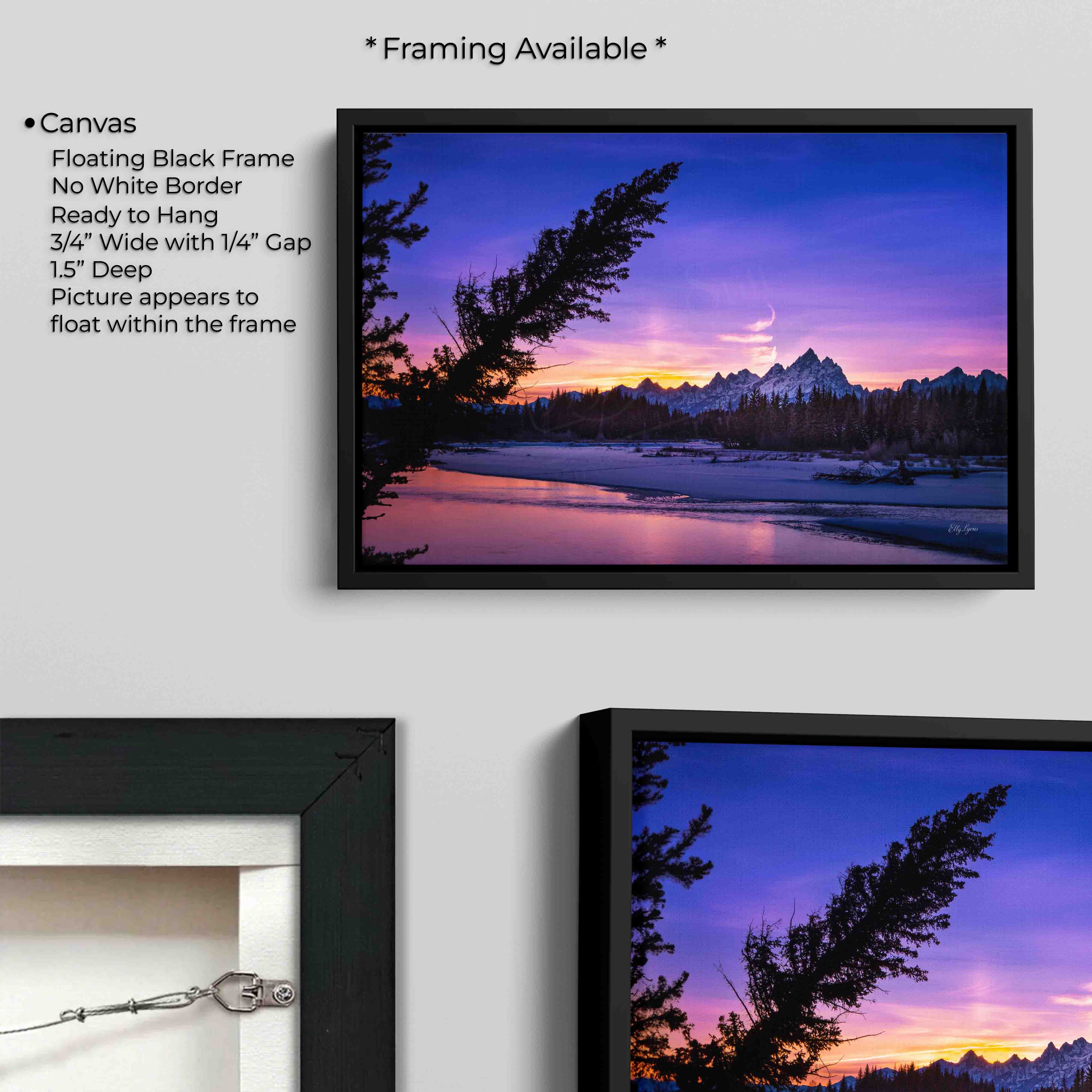 Grand Teton National Park Snake River Sunset Print - “Twilight Majesty"