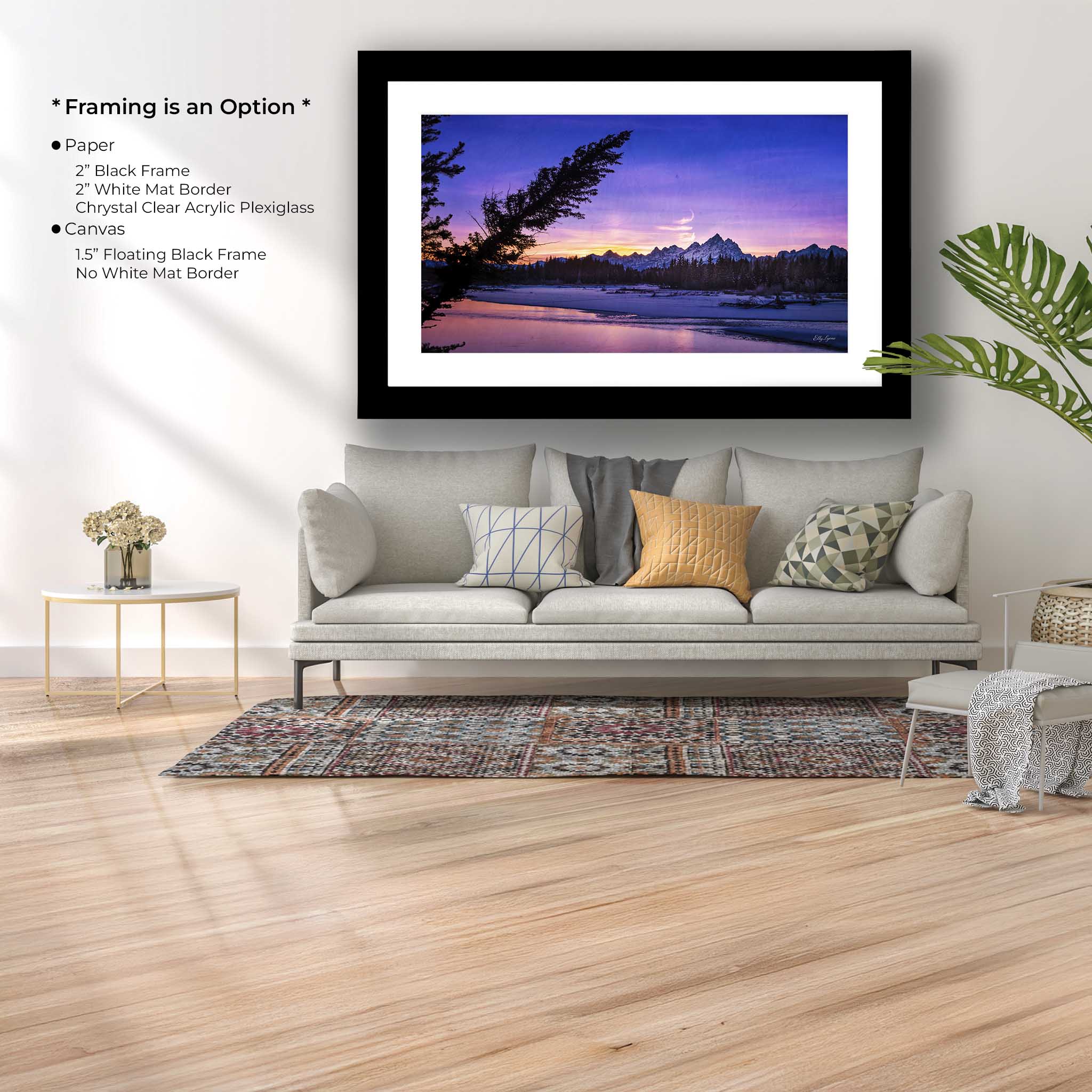 “Twilight Majesty" - Grand Teton Reflections Fine Art Print