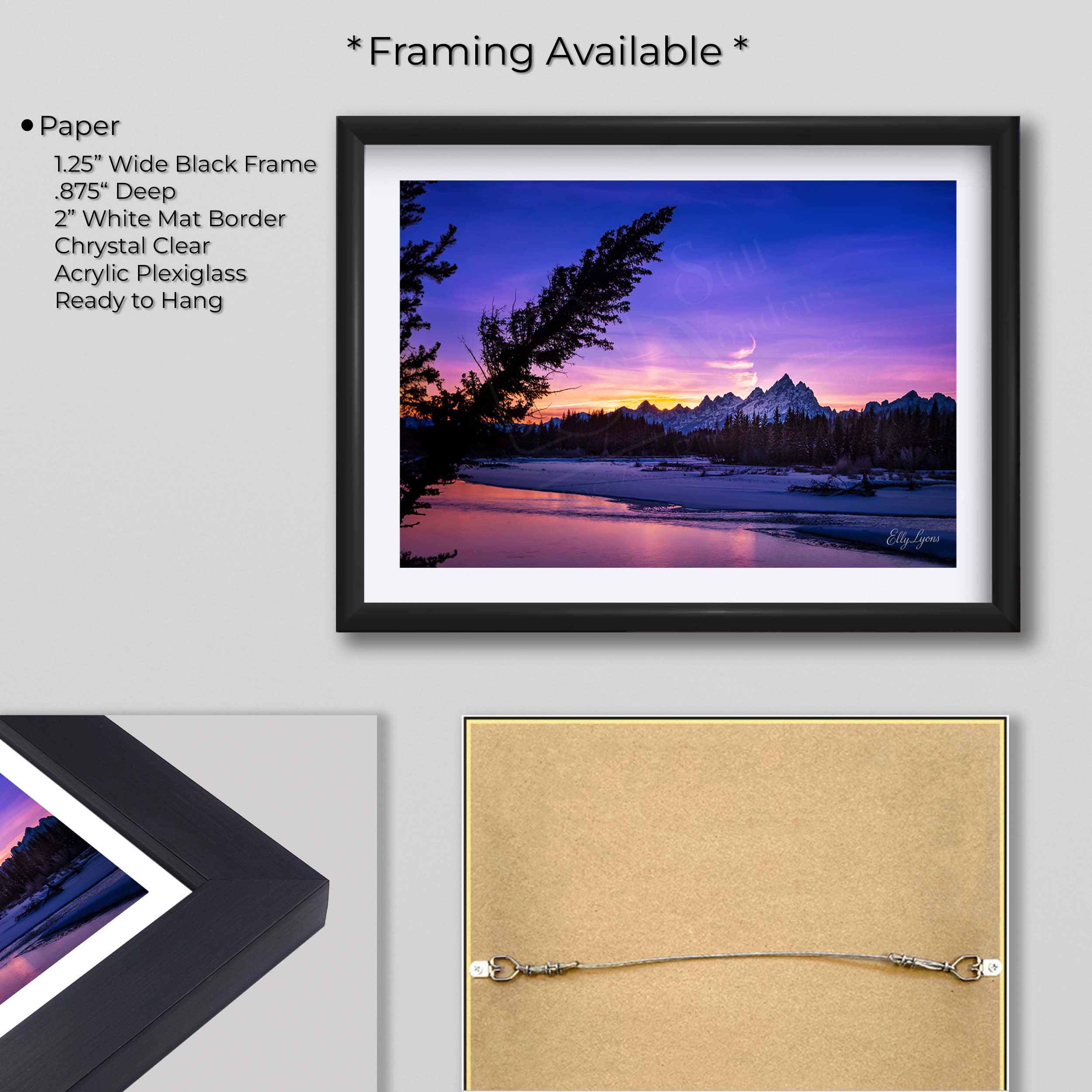 Grand Teton National Park Snake River Sunset Print - “Twilight Majesty"