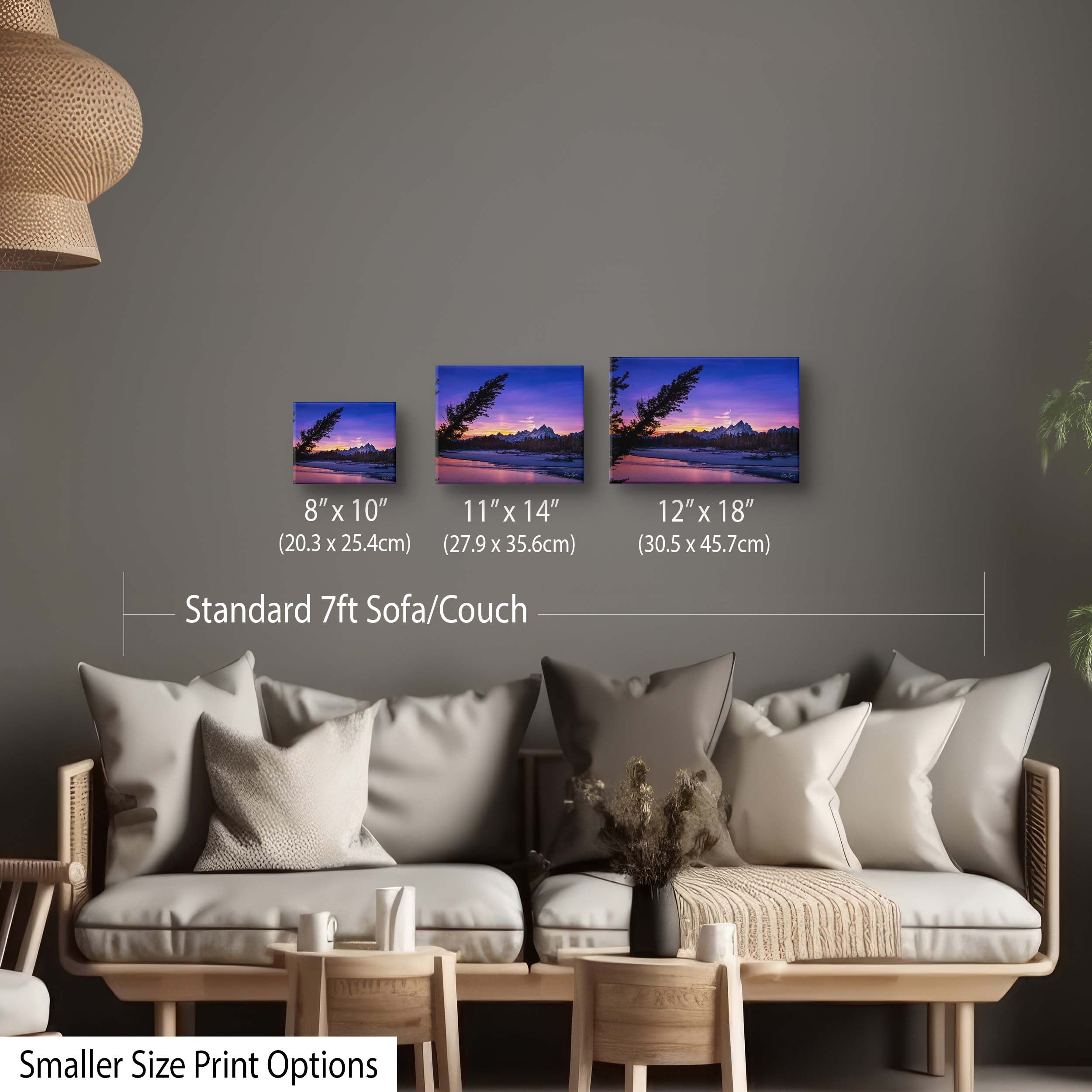 Grand Teton National Park Snake River Sunset Print - “Twilight Majesty"