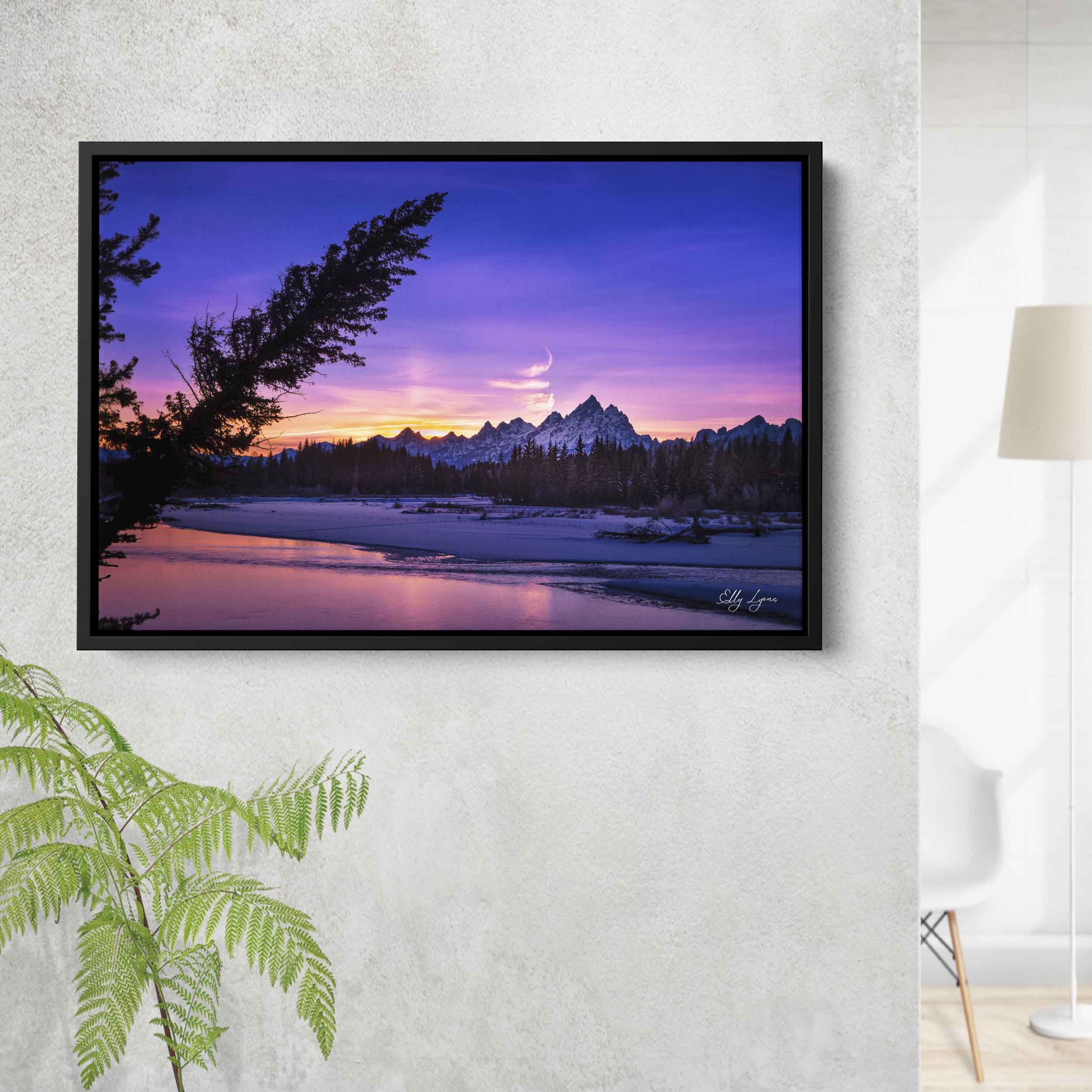 “Twilight Majesty" - Grand Teton Reflections Fine Art Print