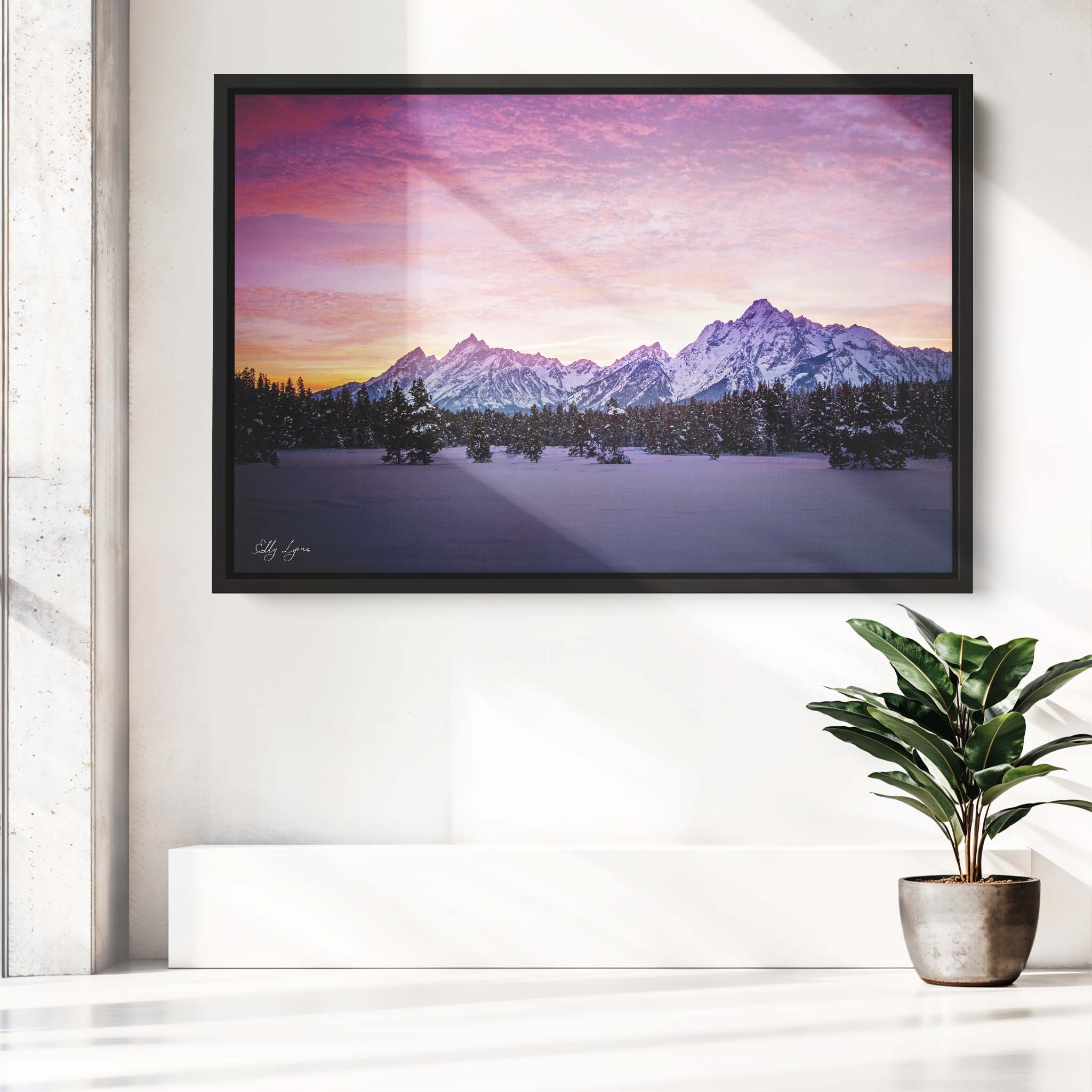 “Winter’s Hallelujah” - Grand Teton National Park Sunset Fine Art Print
