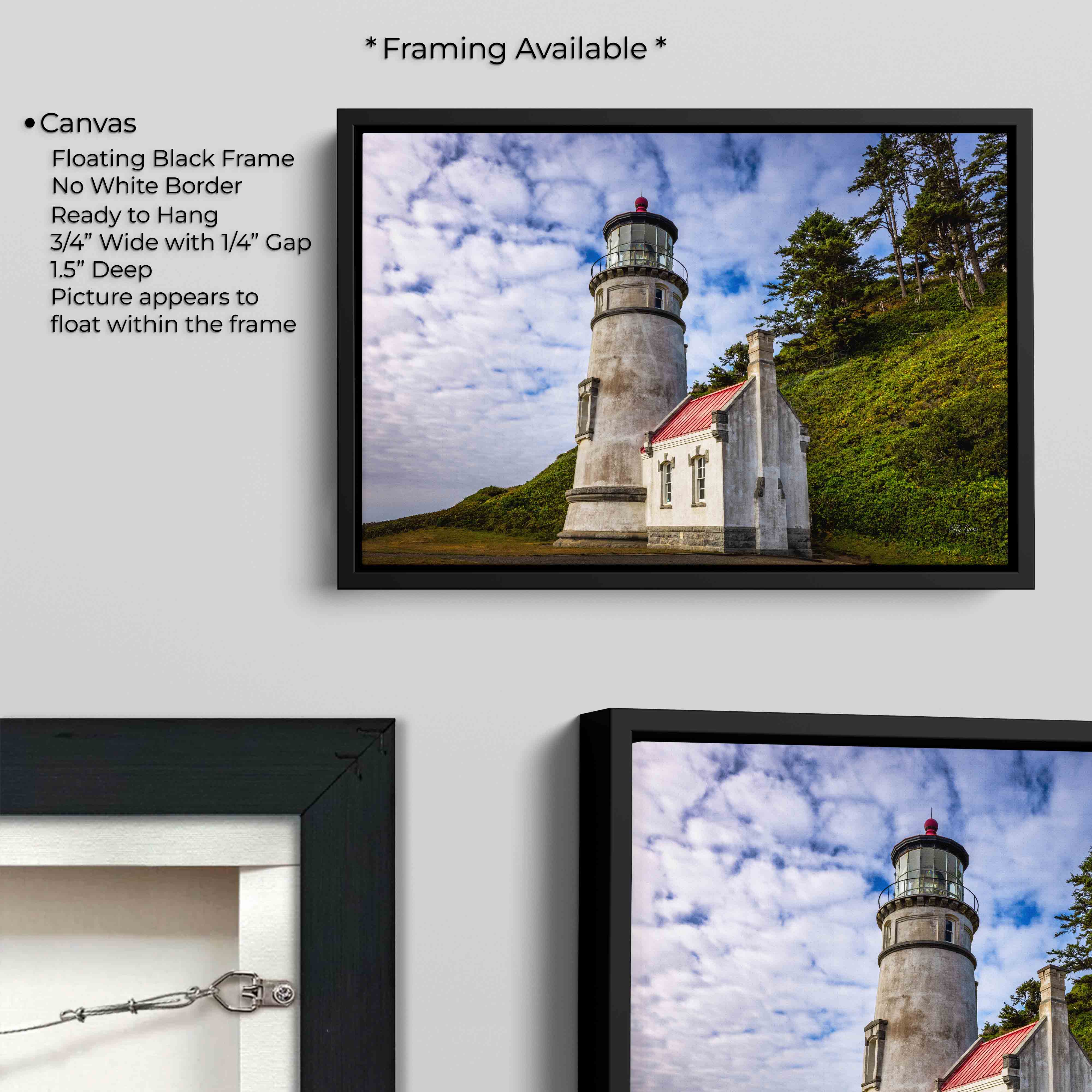Oregon Coast Lighthouse Print - “Ever Watchful”