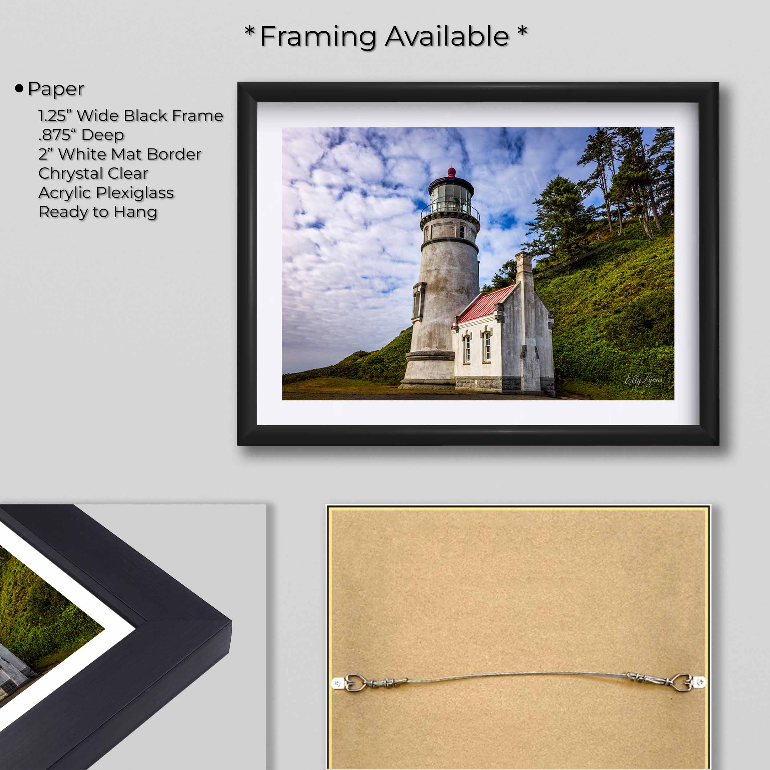 Oregon Coast Lighthouse Print - “Ever Watchful”