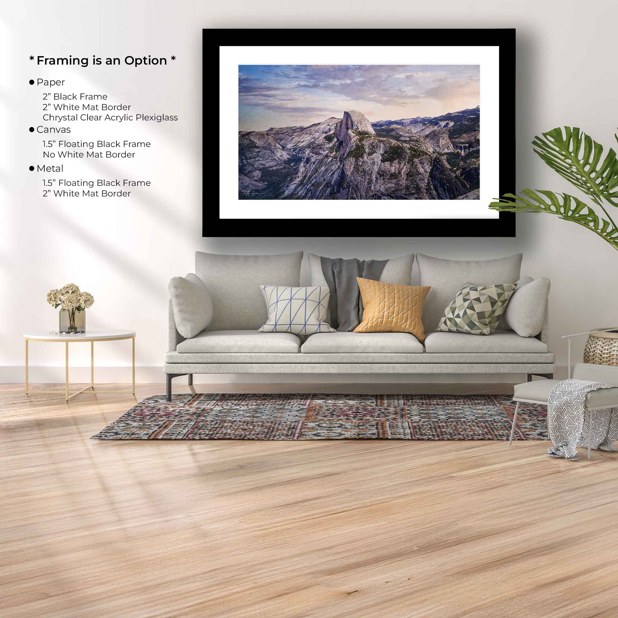 "Where Heaven Touches Granite" – Half Dome Yosemite National Park Fine Art Print