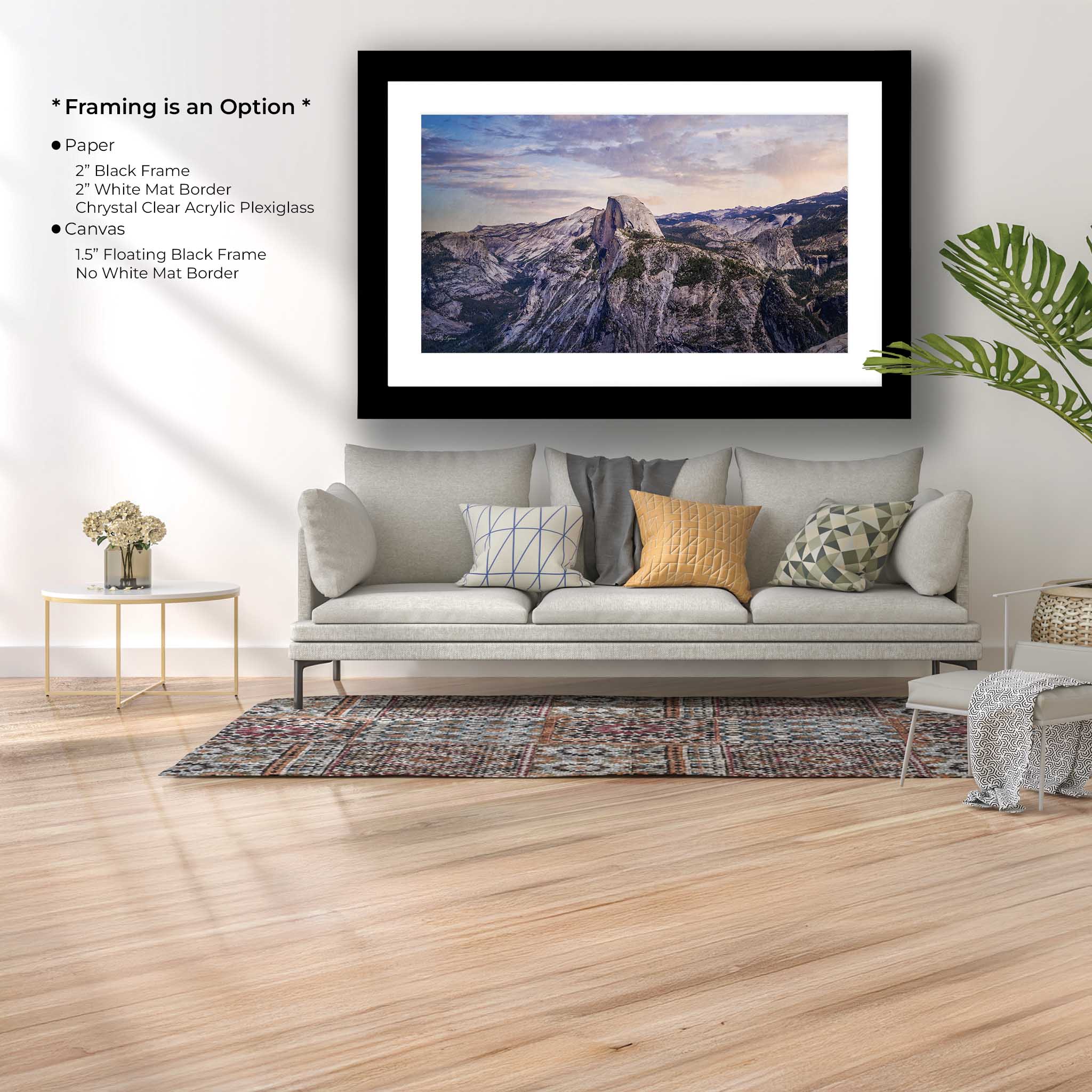 "Where Heaven Touches Granite" – Half Dome Yosemite National Park Fine Art Print