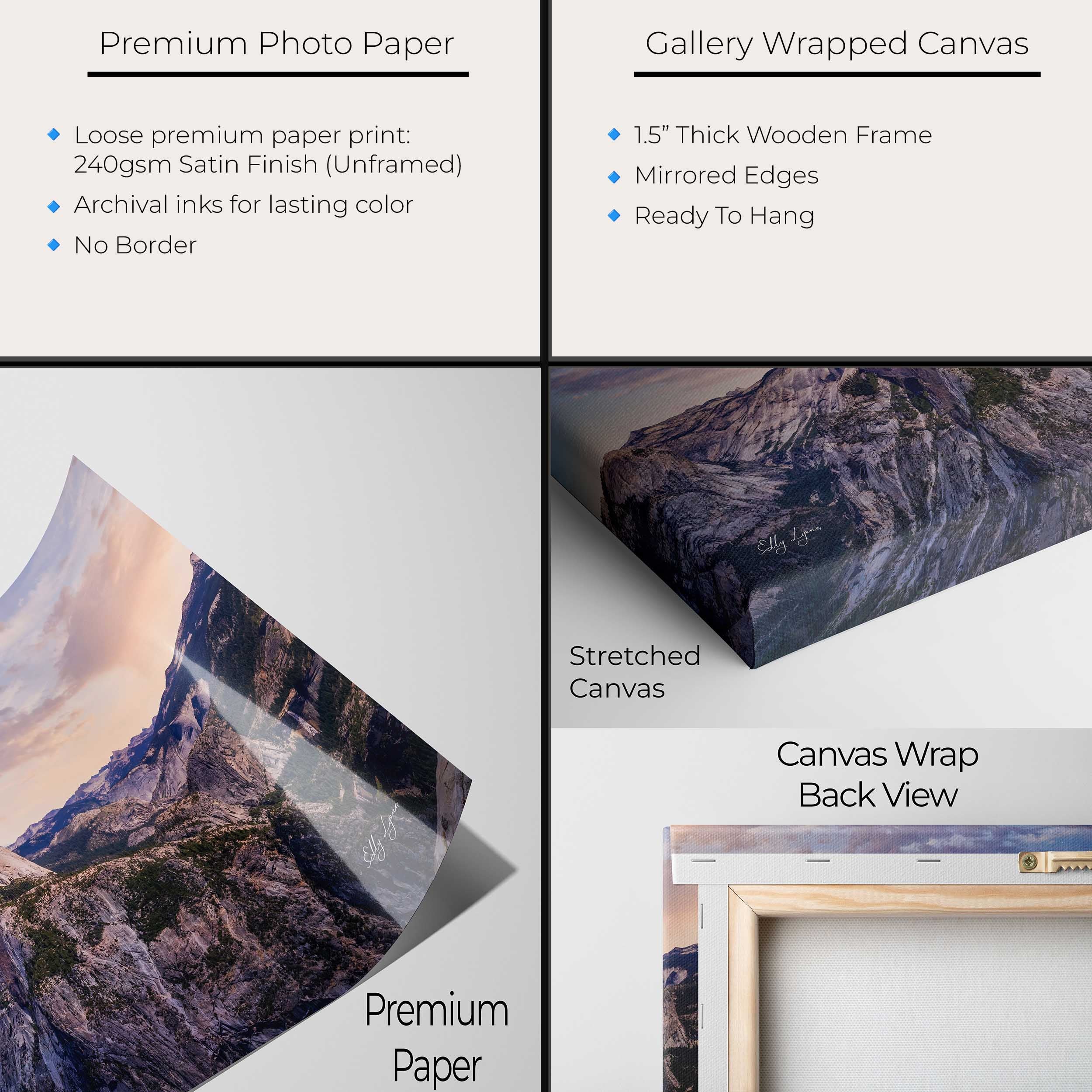 "Where Heaven Touches Granite" – Half Dome Yosemite National Park Fine Art Print