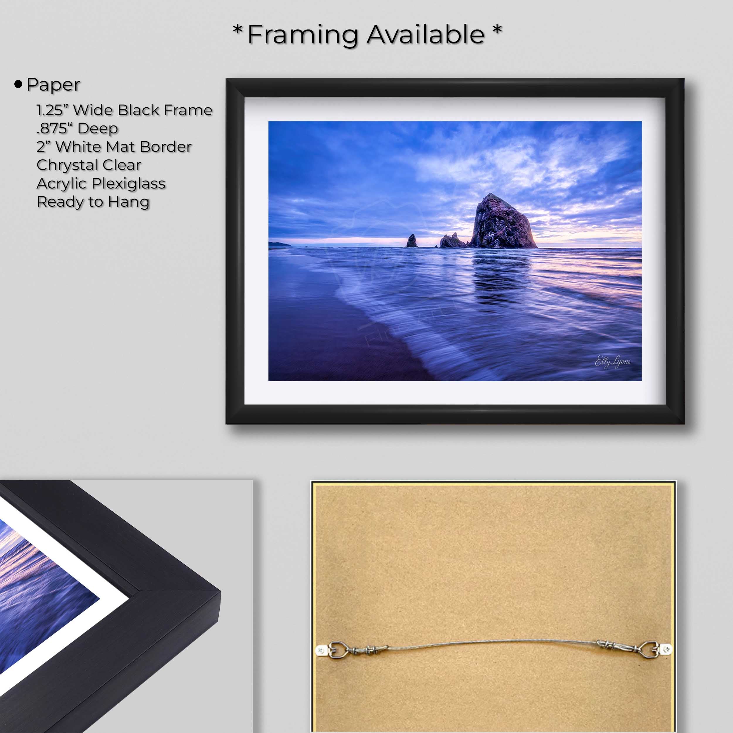 Cannon Beach Oregon Coast Sunset Print - "Steadfast"