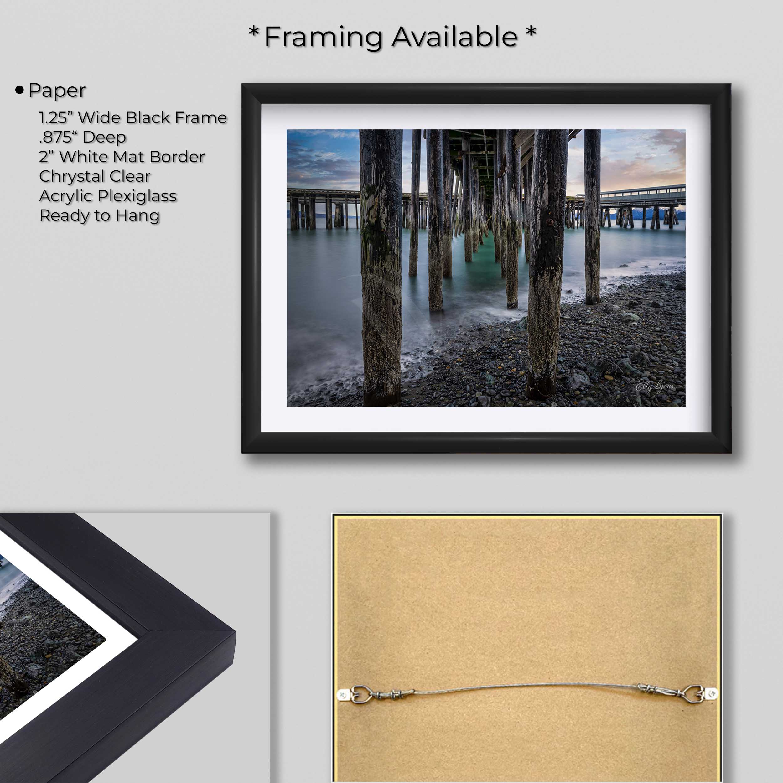 Homer Spit Pier Fine Art Print – Alaska Coastal Wall Decor