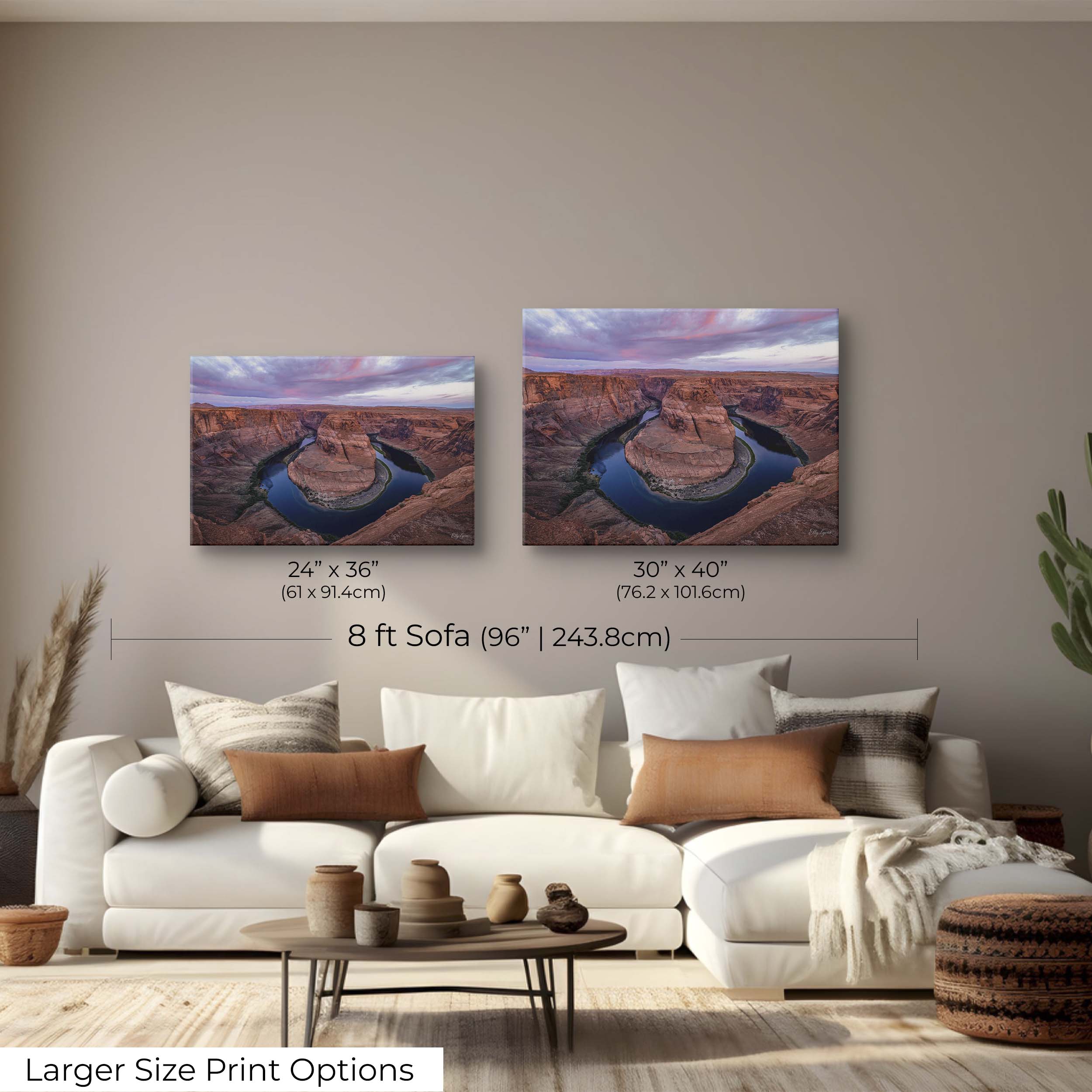 Horseshoe Bend Print - Arizona Landscape Wall Decor
