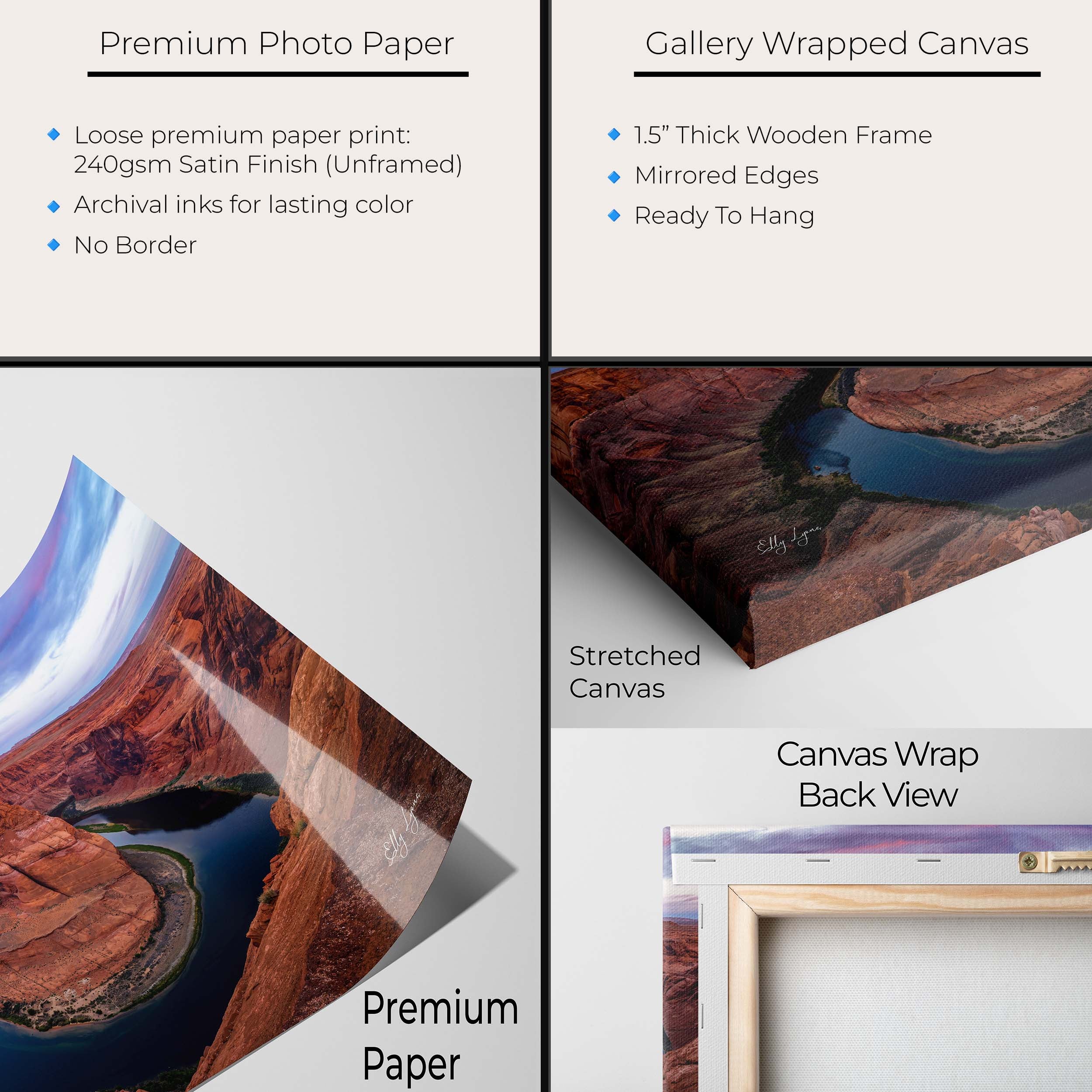 Horseshoe Bend Print - Arizona Landscape Art | Fine Art Landscape Print