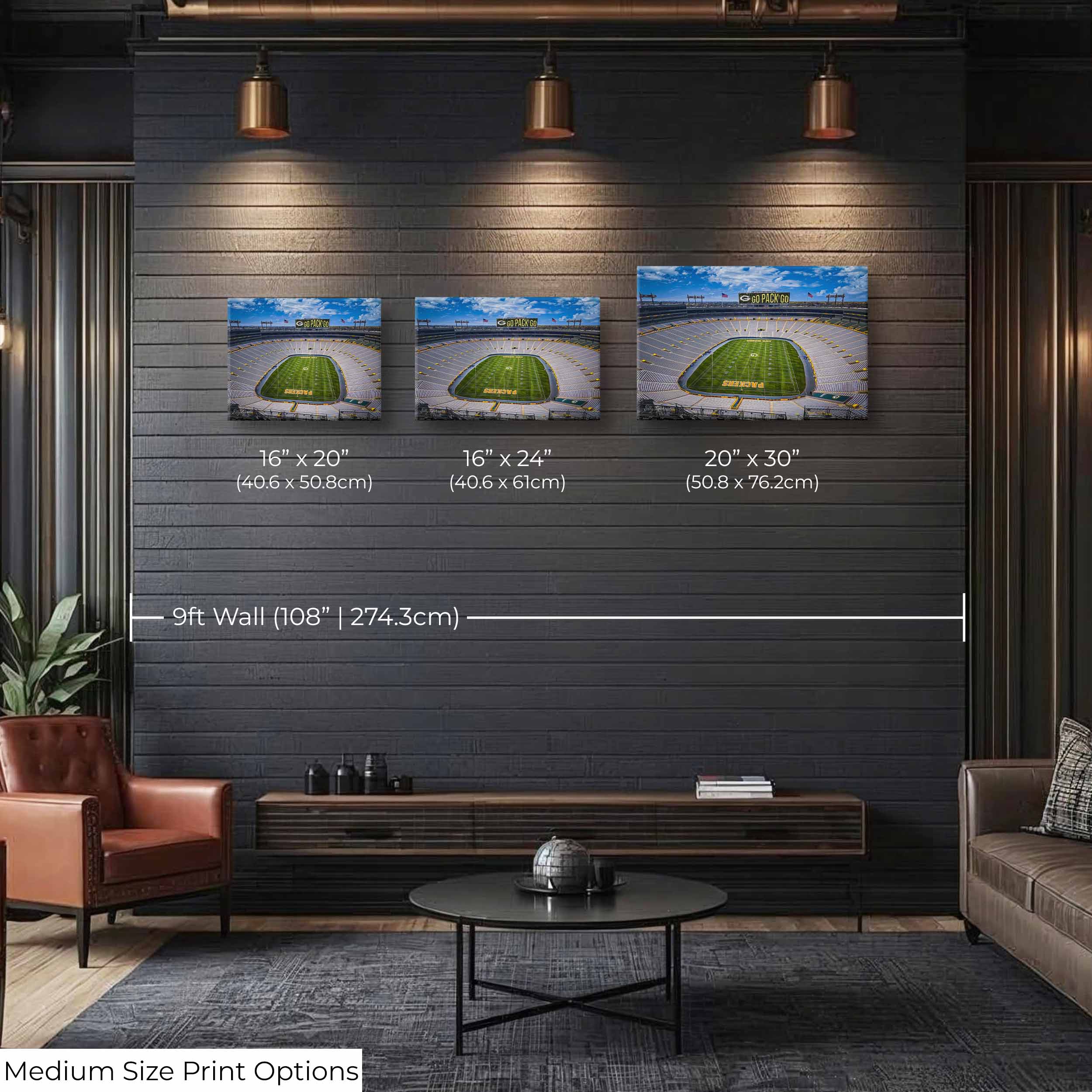 Lambeau Field Print - "Green & Gold Pride"