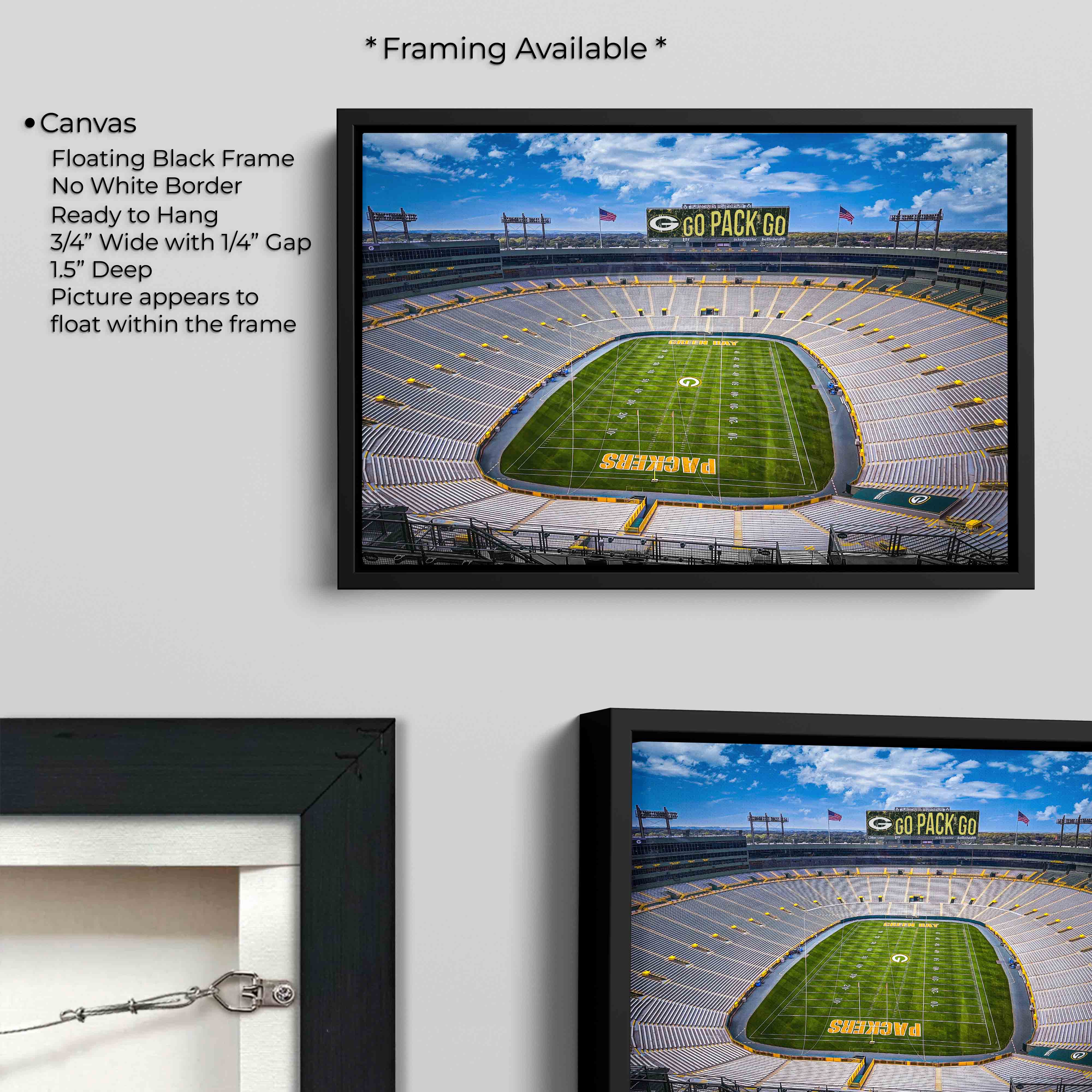 Lambeau Field Print - "Green & Gold Pride"
