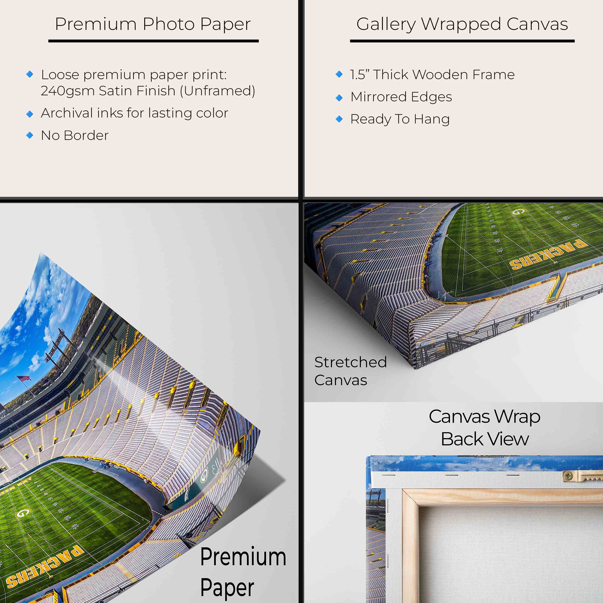 "Lambeau Legacy" - Green and Gold Pride in Green Bay