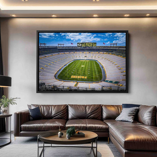 "Lambeau Legacy" - Green and Gold Pride in Green Bay