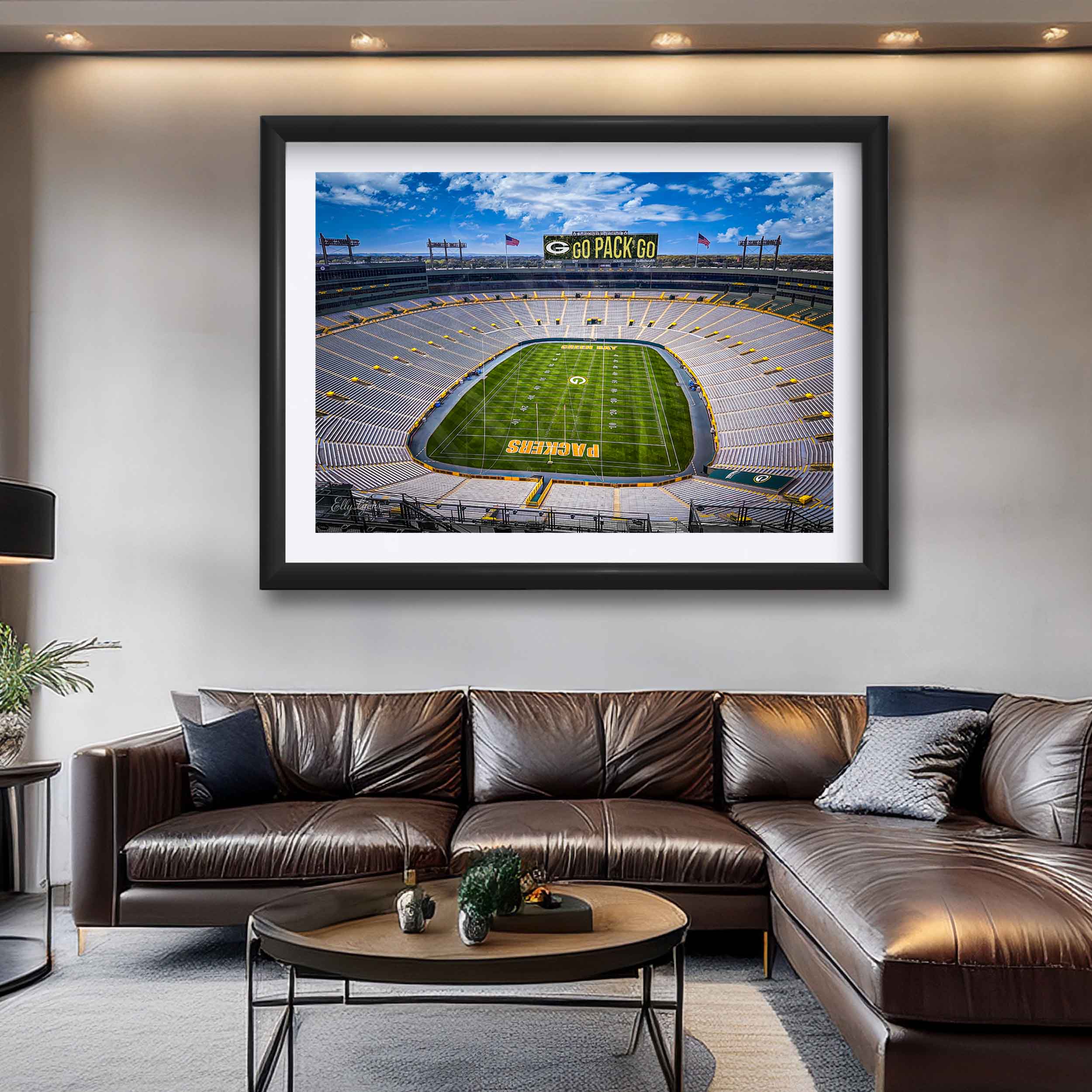 Lambeau Field Print - "Green & Gold Pride"