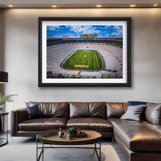 Lambeau Field Print - "Green & Gold Pride"