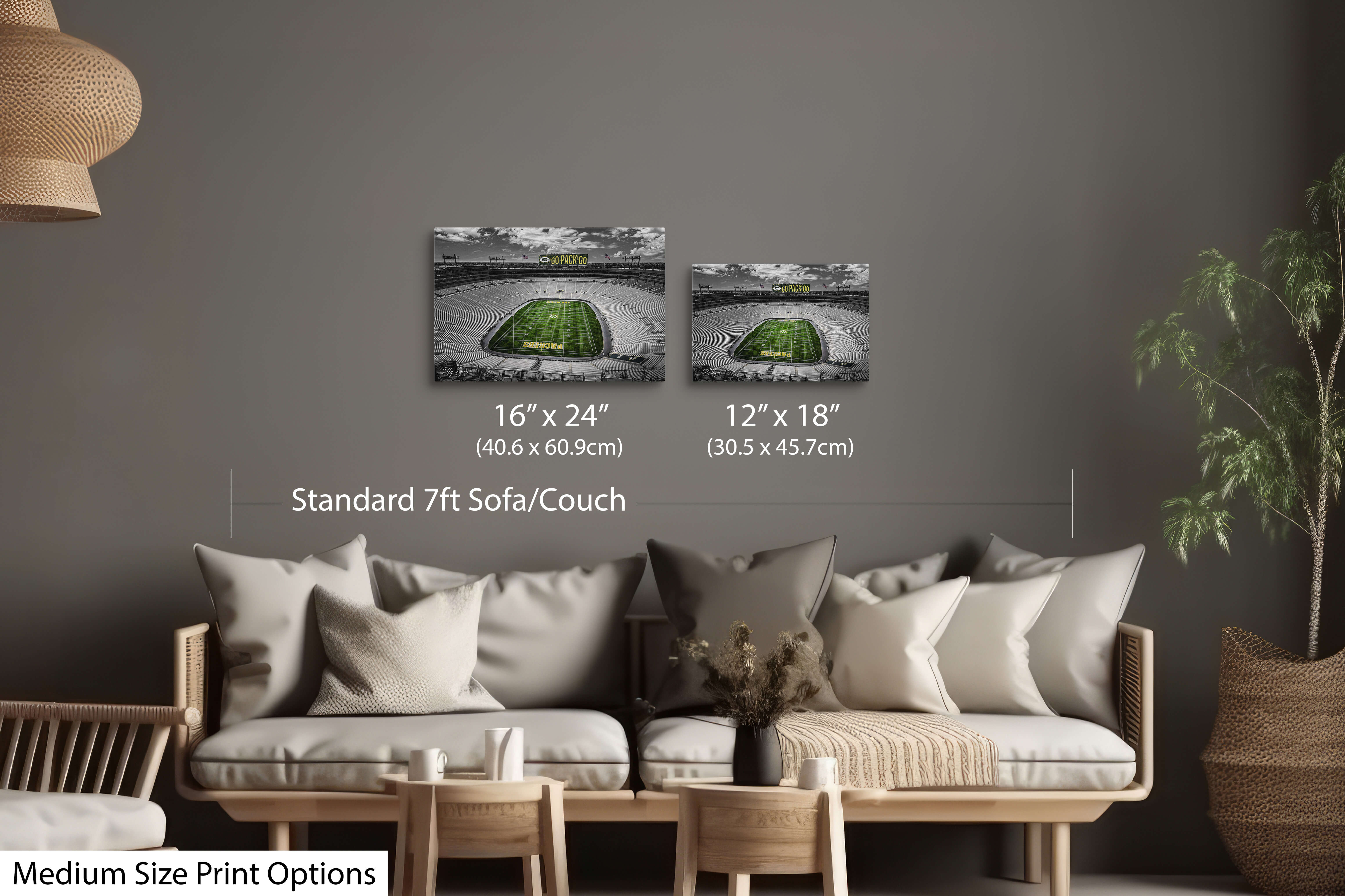 "Before the Roar" - Lambeau Field Print