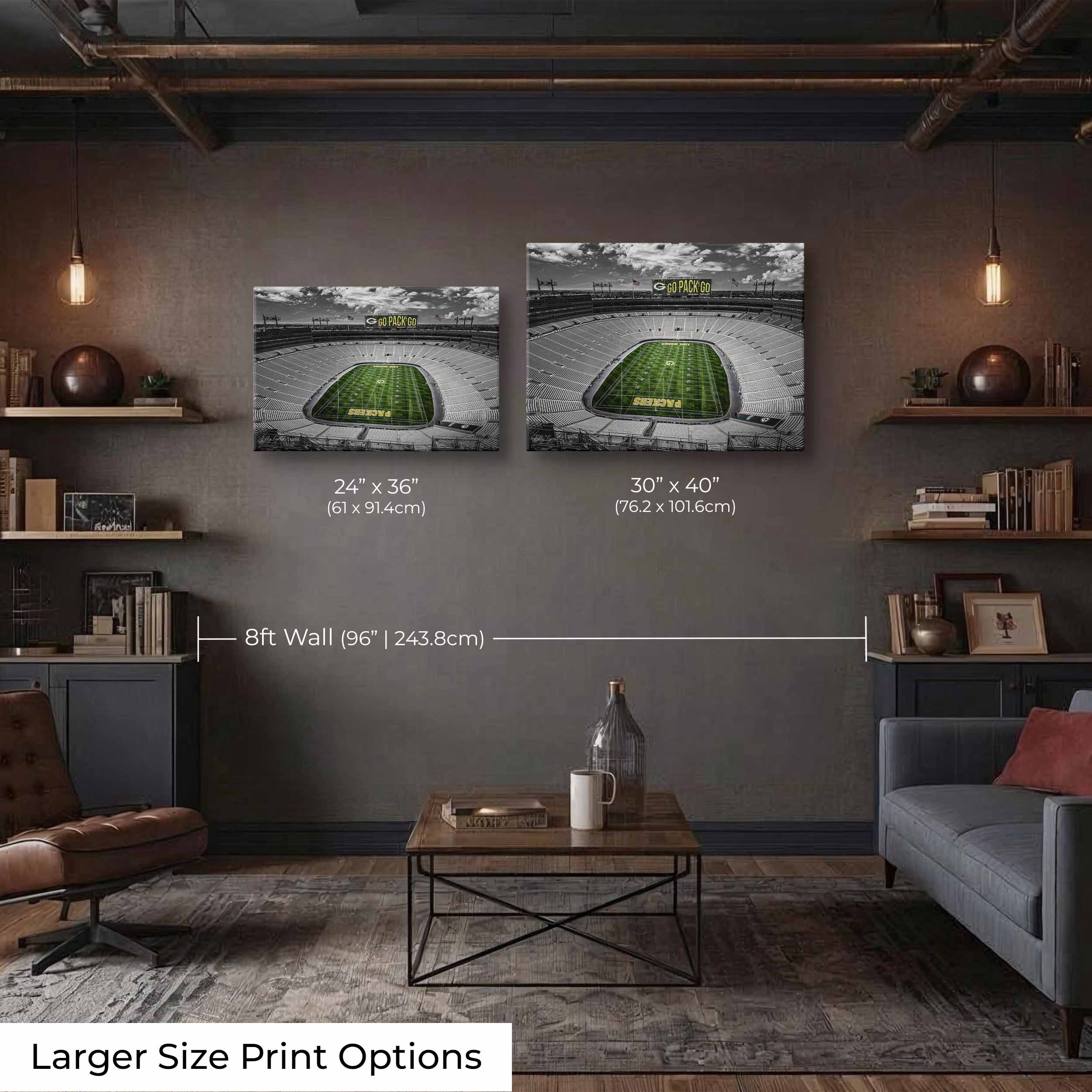 Lambeau Field Print - "Before the Roar"