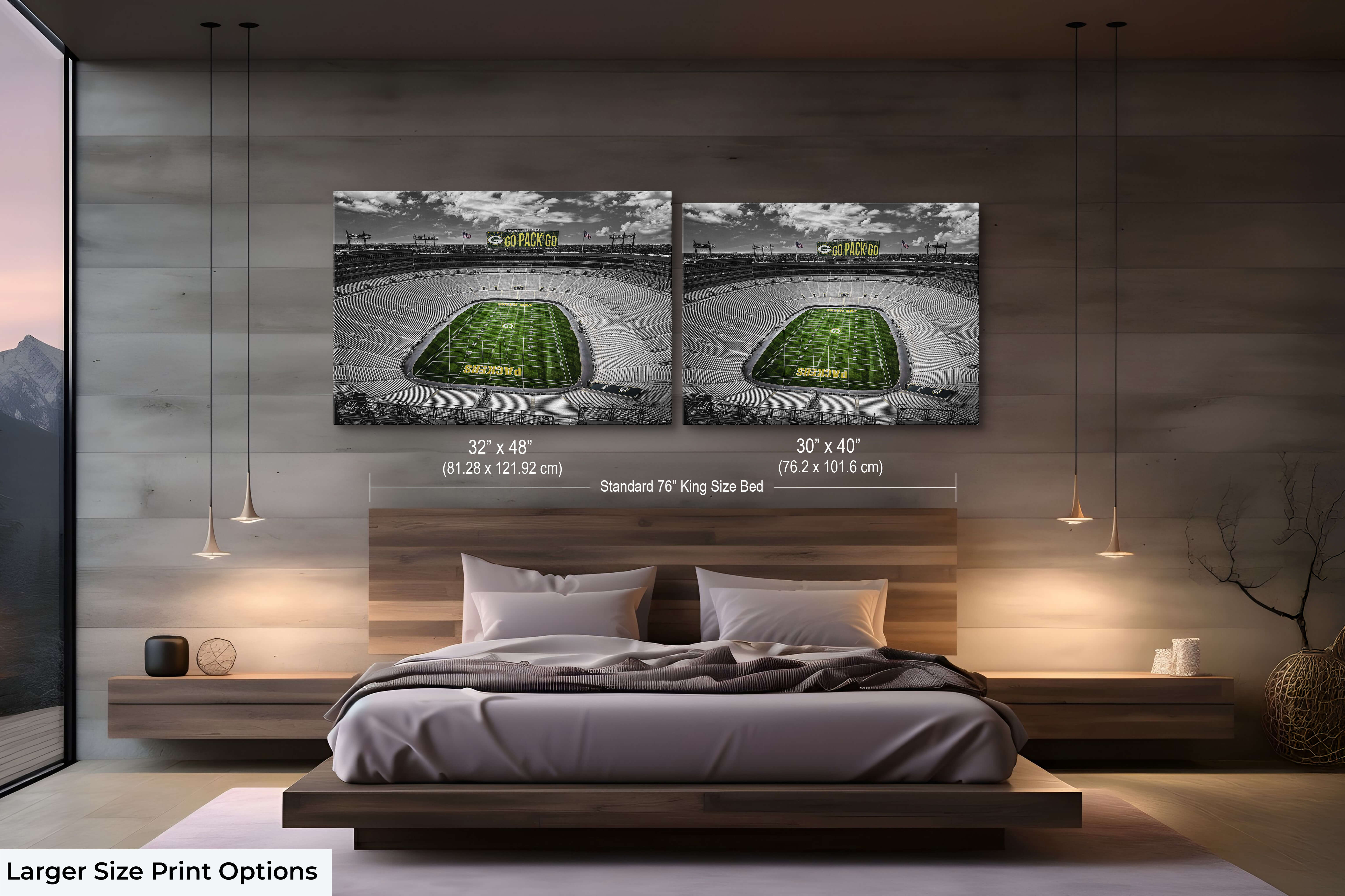 "Before the Roar" - Lambeau Field Print