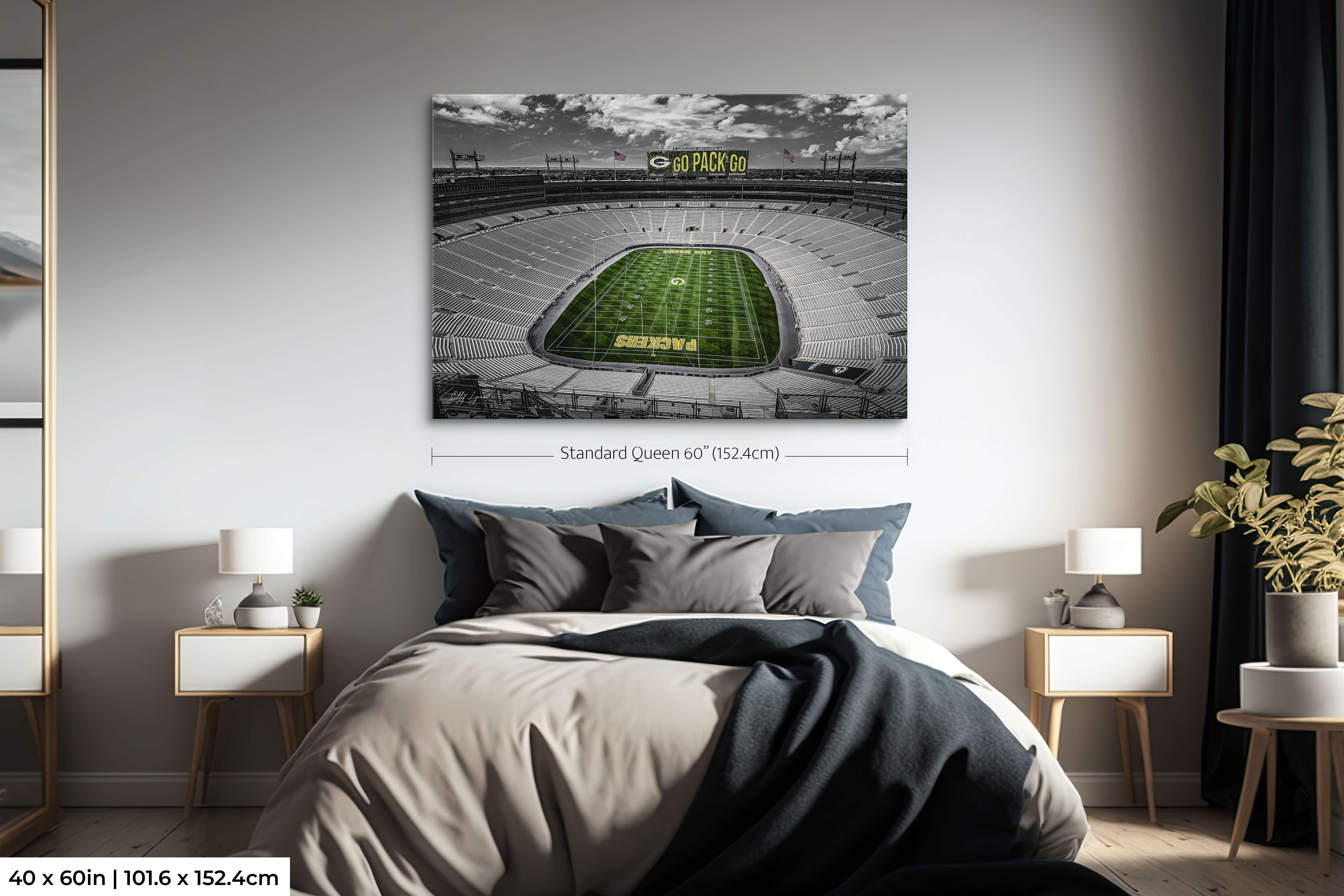 "Before the Roar" - Lambeau Field Print