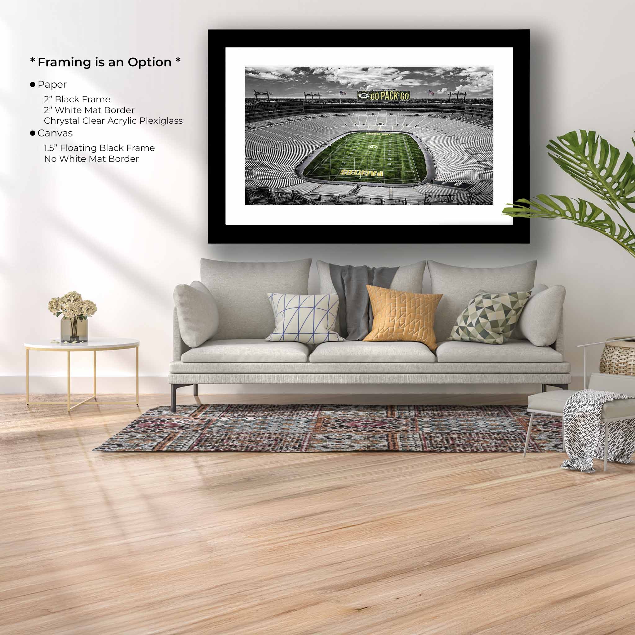 "Before the Roar" - Lambeau Field Print